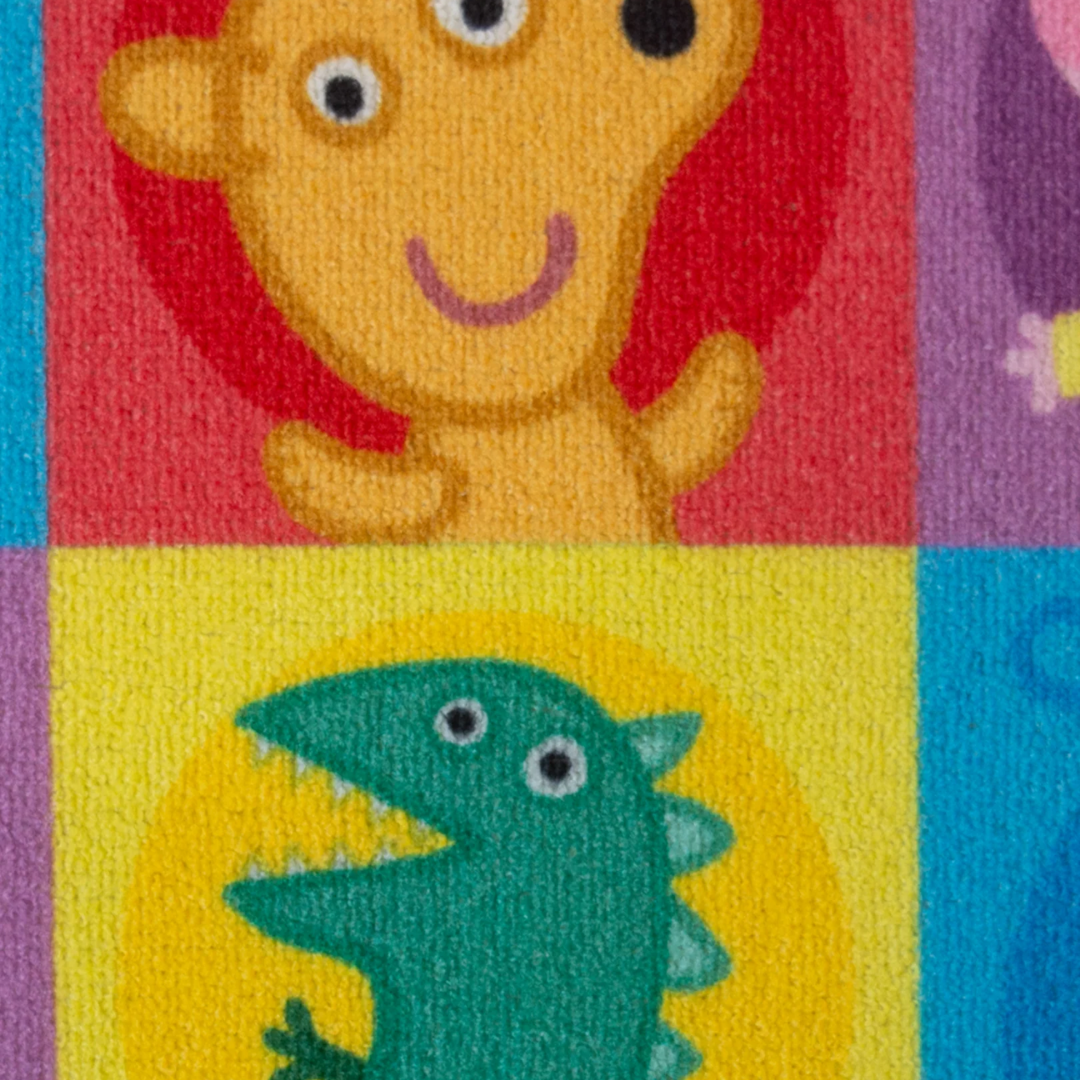 This Peppa Pig anti-skid door mat by Athom Living is perfect for kids’ rooms, offering a soft, durable surface with vibrant prints that spark joy and keep floors clean and slip-free.