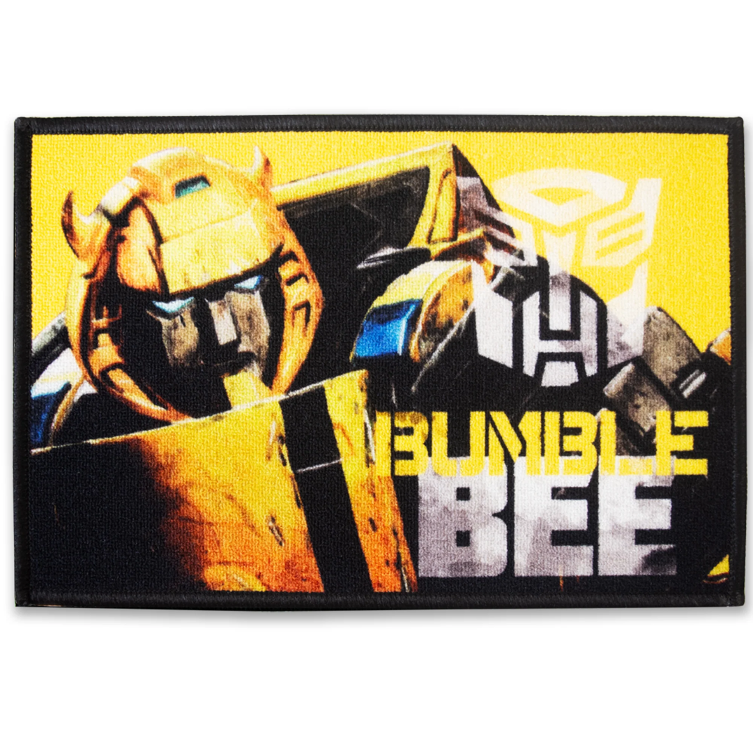 Transform your entryway with the Athom Living Transformer Anti-Skid door mat featuring Bumble Bee. This high-quality door mat blends functionality, comfort, and a bold superhero-inspired design.