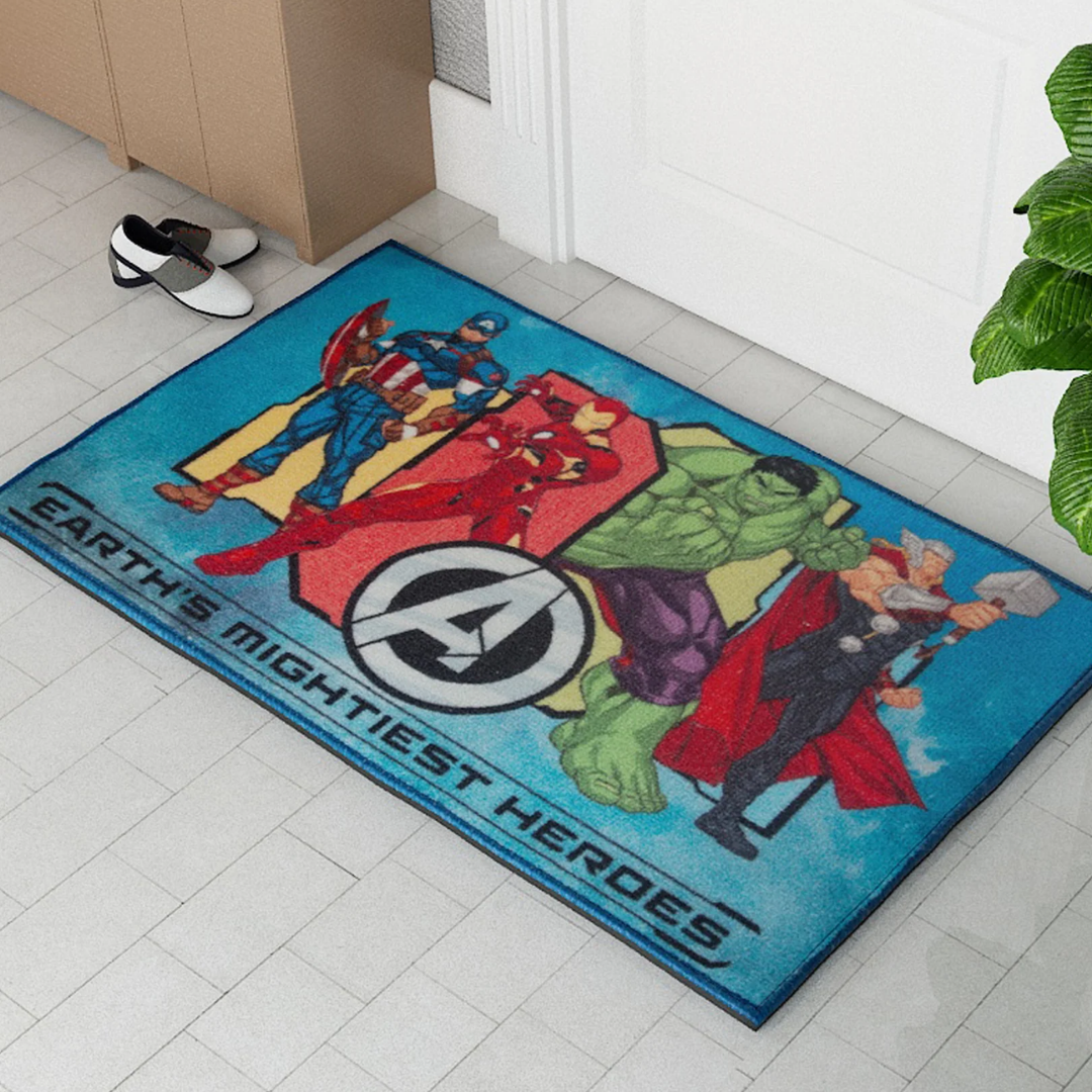 Blue Color Kids Doormat