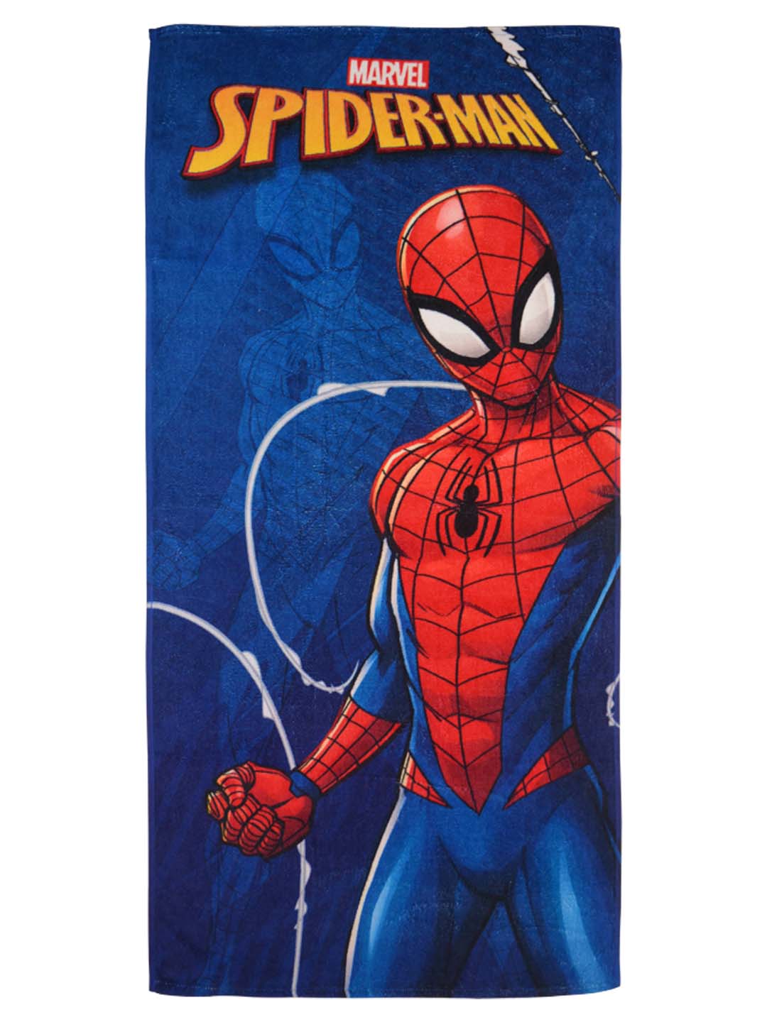 Vibrant Marvel Spiderman kids bath towel by Athom Living, crafted in soft 350 GSM cotton for high absorbency. This multicolor bath towel pack of 2 offers comfort and fun for toddlers, boys, and girls.