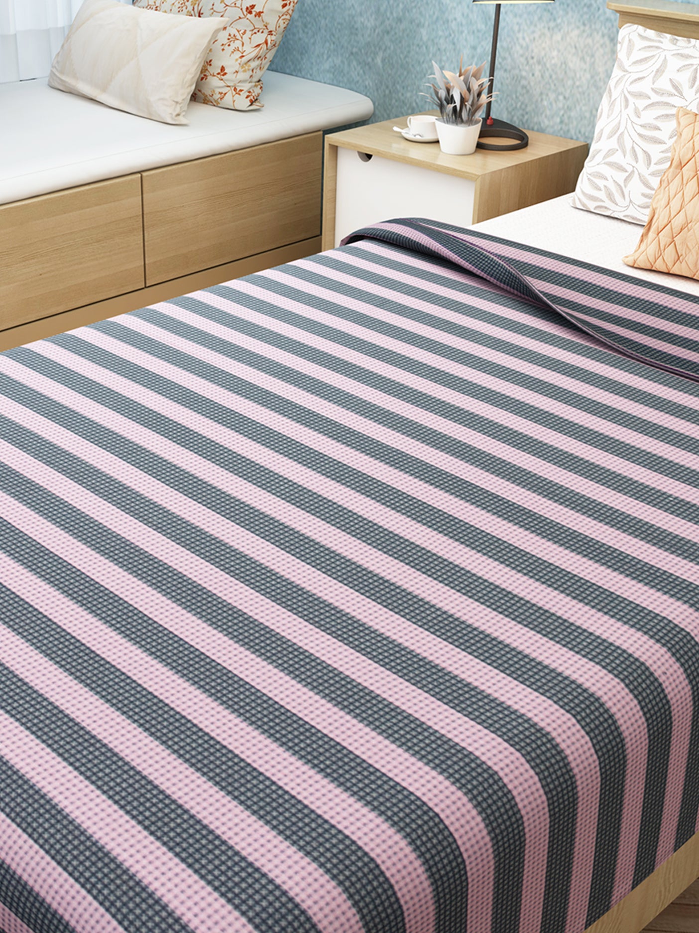 Multicolor single bedsheet