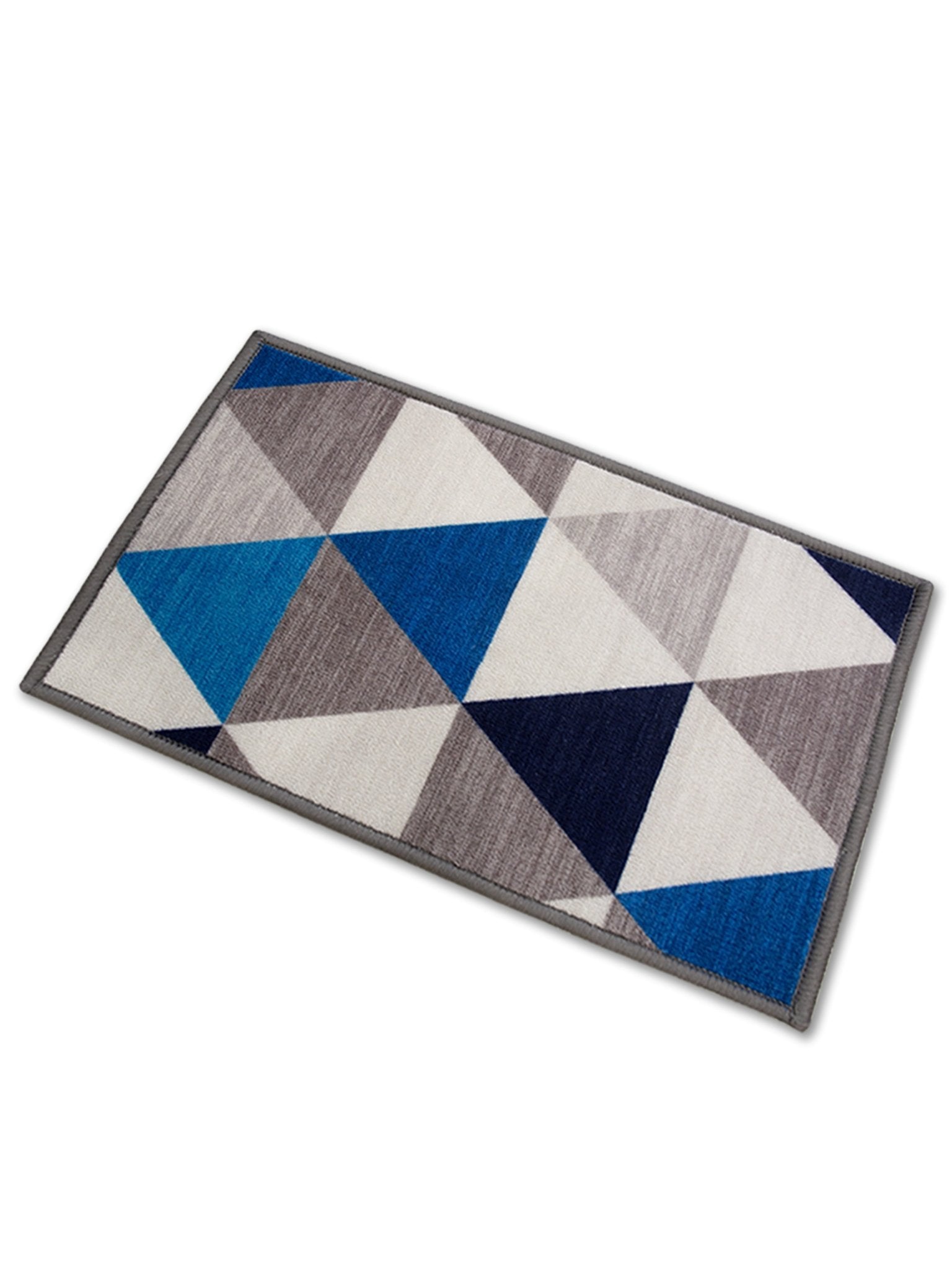 Angel Blue Premium Anti Slip Printed Door Mat by Athom Living - Athom Living