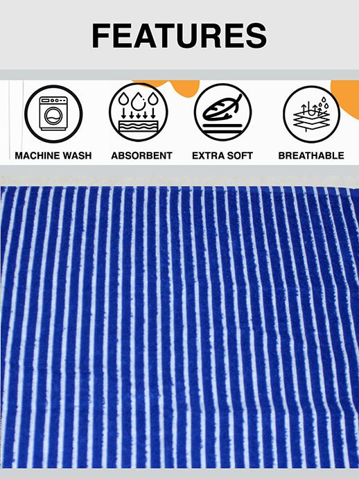 Athom Living Cotton Soft Hand Towel Set, Super Absorbent & Quick Dry 40x60 cm Pack of 12 - Athom Living