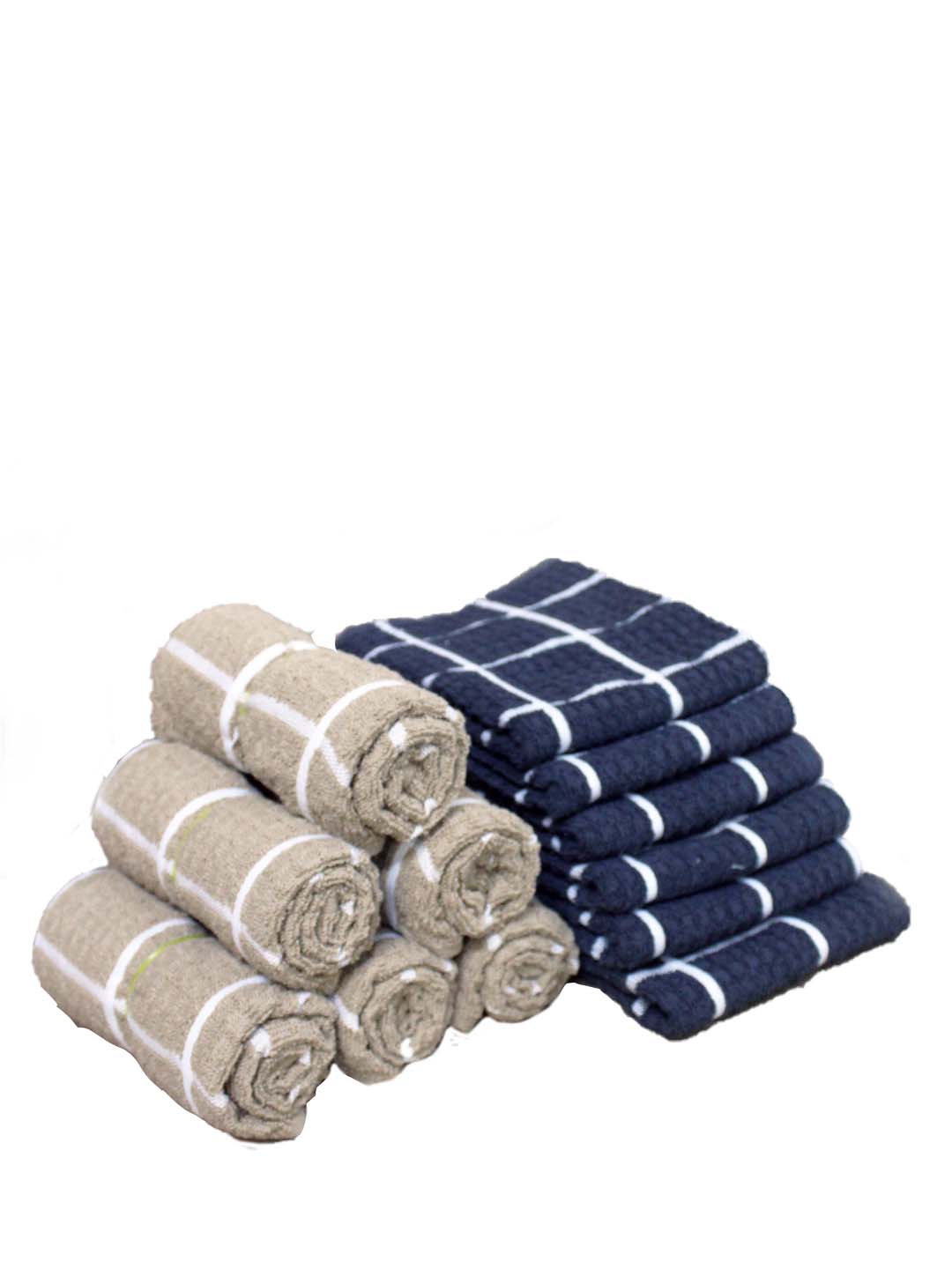 Athom Living Cotton Soft Hand Towel Set, Super Absorbent & Quick Dry 40x60 cm Pack of 12 - Athom Living