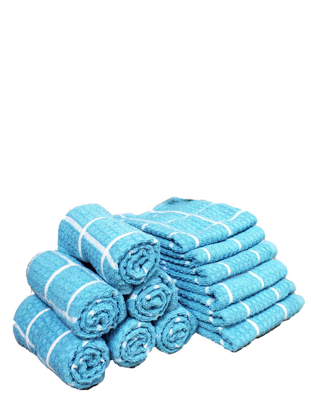 Athom Living Cotton Soft Hand Towel Set, Super Absorbent & Quick Dry 40x60 cm Pack of 12 - Athom Living