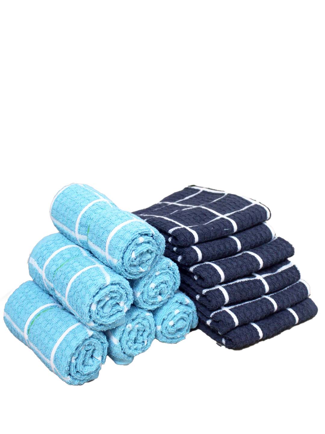 Athom Living Cotton Soft Hand Towel Set, Super Absorbent & Quick Dry 40x60 cm Pack of 12 - Athom Living
