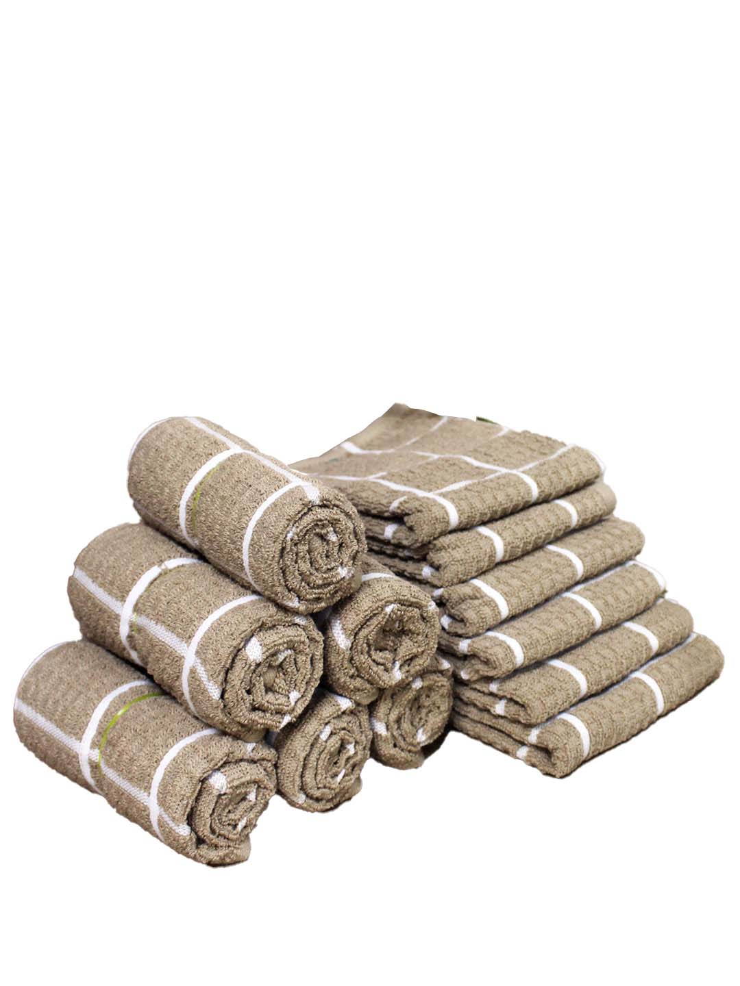 Athom Living Cotton Soft Hand Towel Set, Super Absorbent & Quick Dry 40x60 cm Pack of 12 - Athom Living