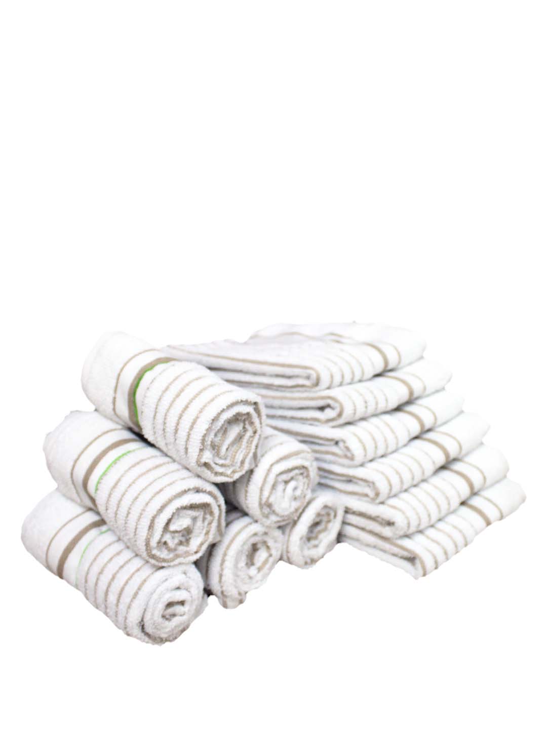 Athom Living Cotton Soft Hand Towel Set, Super Absorbent & Quick Dry 40x60 cm Pack of 12 - Athom Living