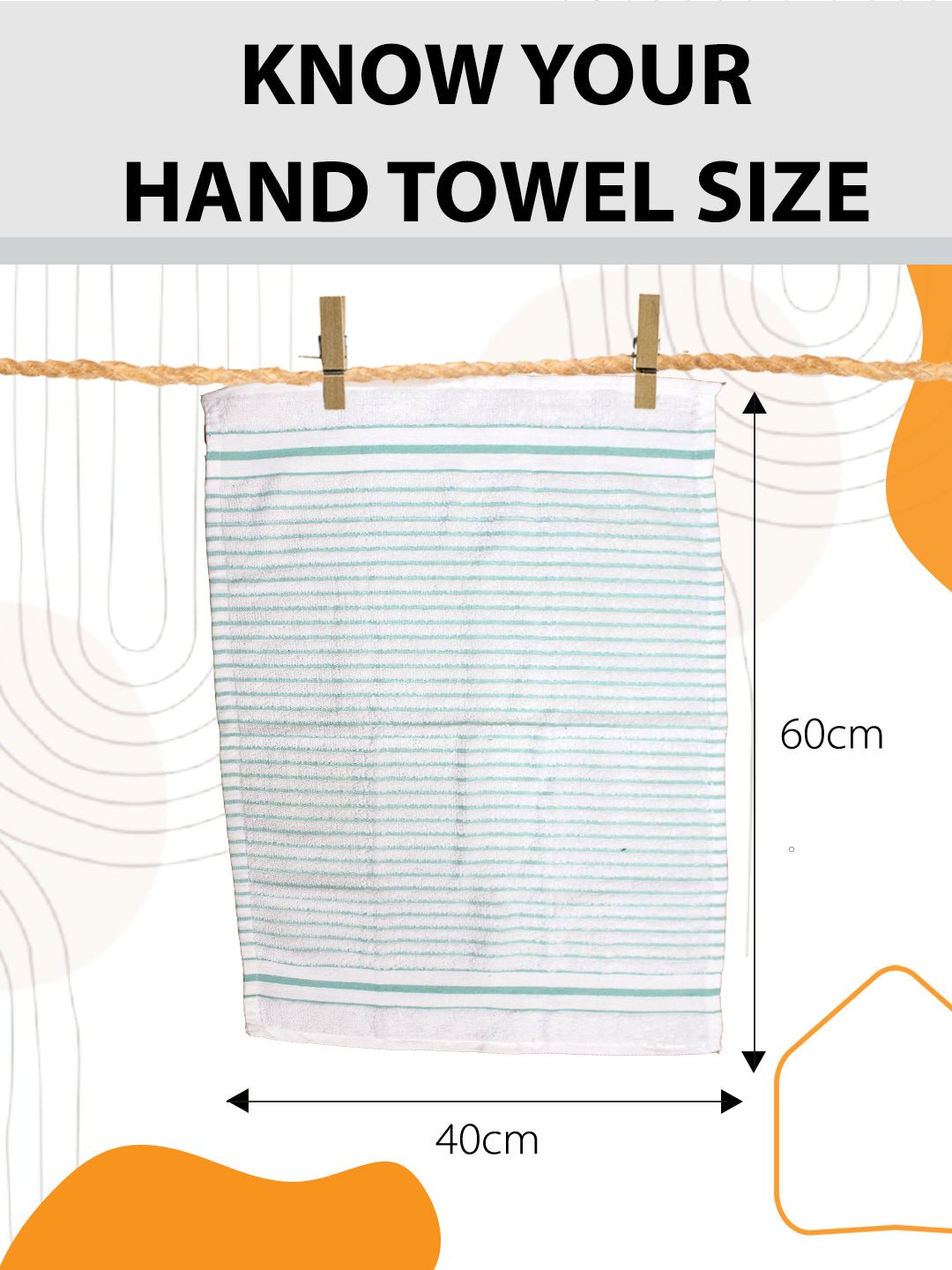 Athom Living Cotton Soft Hand Towel Set, Super Absorbent & Quick Dry 40x60 cm Pack of 12 - Athom Living