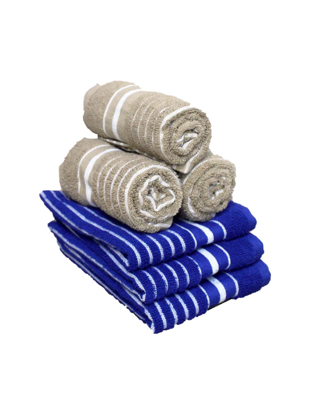 Athom Living Cotton Soft Hand Towel Set, Super Absorbent & Quick Dry 40x60 cm Pack of 6 - Athom Living