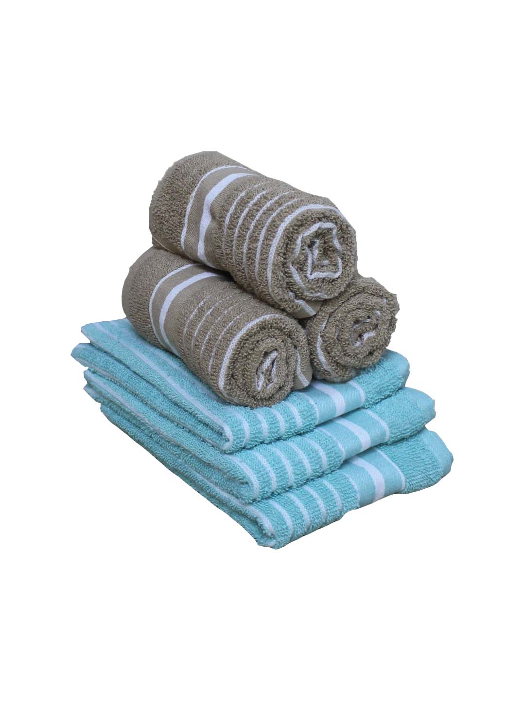 Athom Living Cotton Soft Hand Towel Set, Super Absorbent & Quick Dry 40x60 cm Pack of 6 - Athom Living