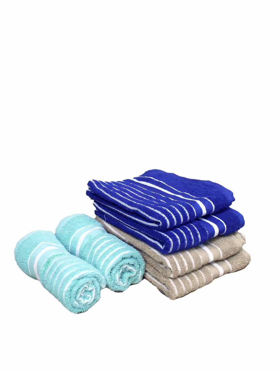Athom Living Cotton Soft Hand Towel Set, Super Absorbent & Quick Dry 40x60 cm Pack of 6 - Athom Living