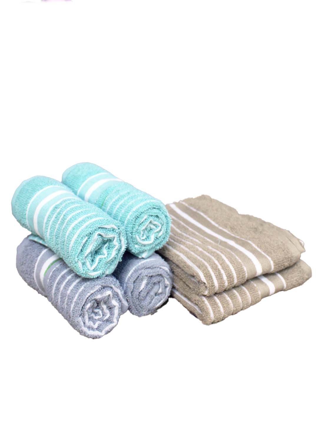 Athom Living Cotton Soft Hand Towel Set, Super Absorbent & Quick Dry 40x60 cm Pack of 6 - Athom Living