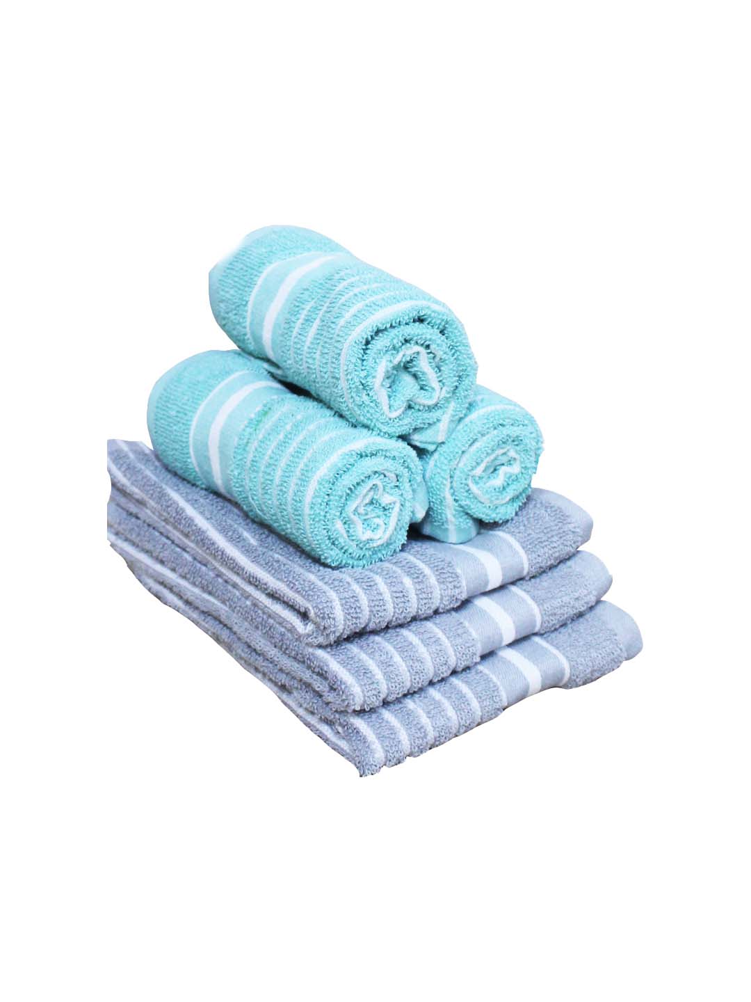 Athom Living Cotton Soft Hand Towel Set, Super Absorbent & Quick Dry 40x60 cm Pack of 6 - Athom Living