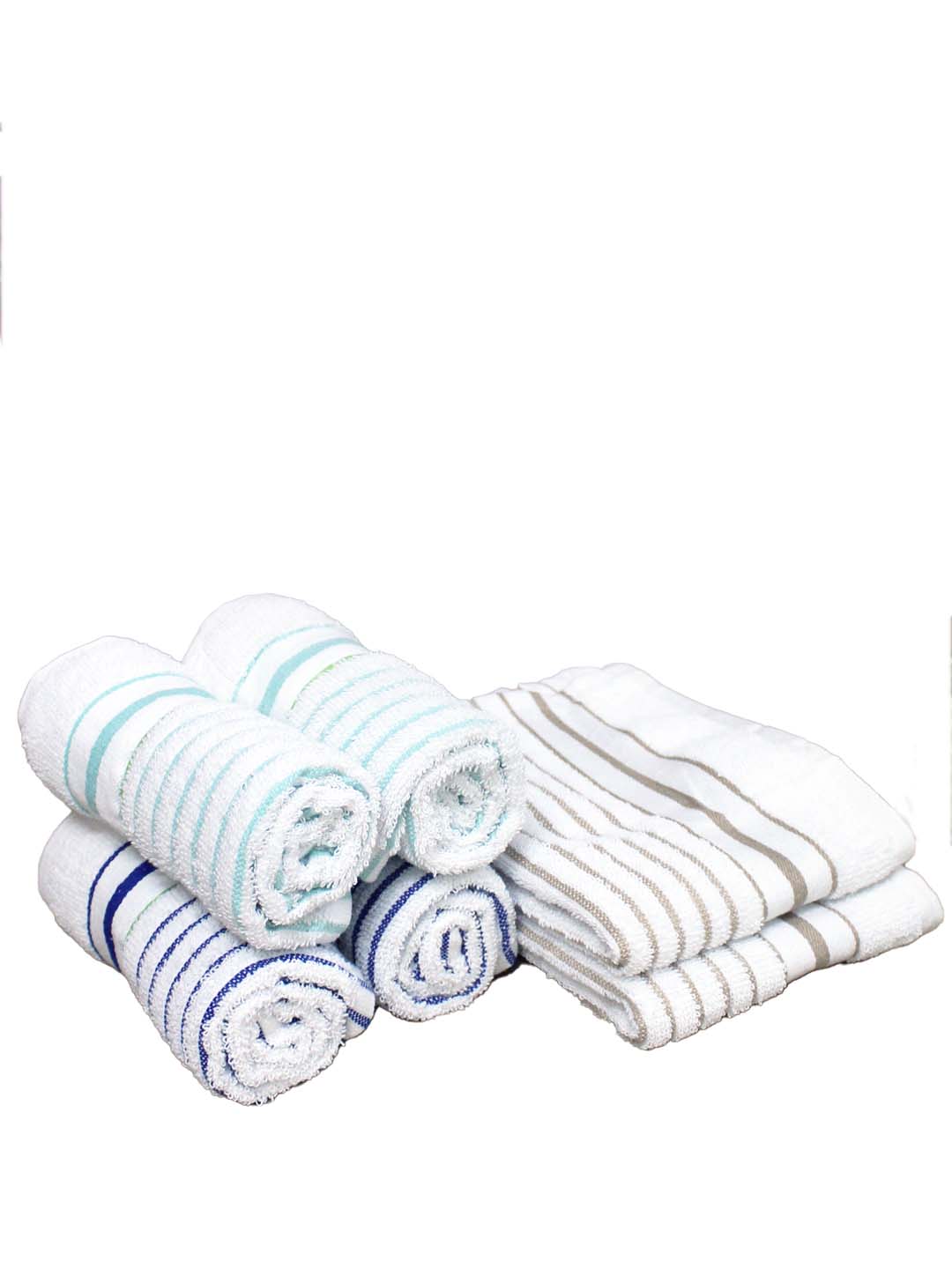 Athom Living Cotton Soft Hand Towel Set, Super Absorbent & Quick Dry 40x60 cm Pack of 6 - Athom Living