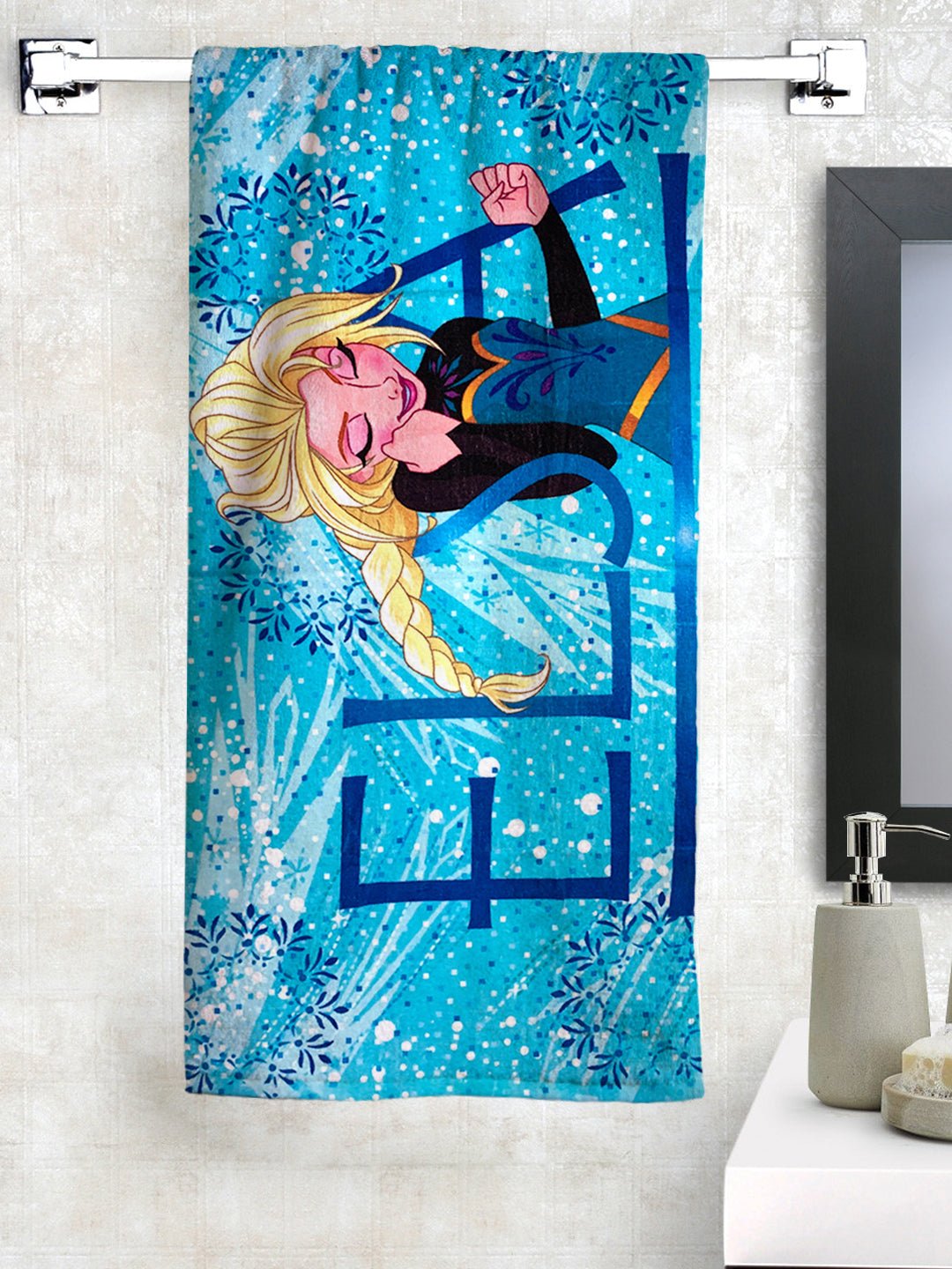 Athom Living Disney Frozen Kids Bath Towel 350 GSM 60x120 cm - Athom Living