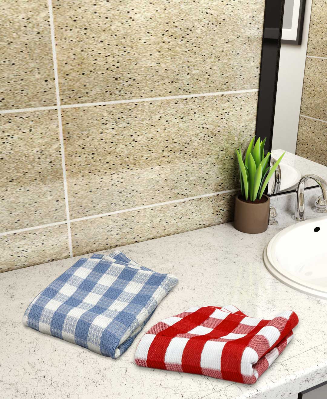 Athom Living Light weight Premium Cotton Bath Towel 75x150 cm Pack of 2 - Athom Living