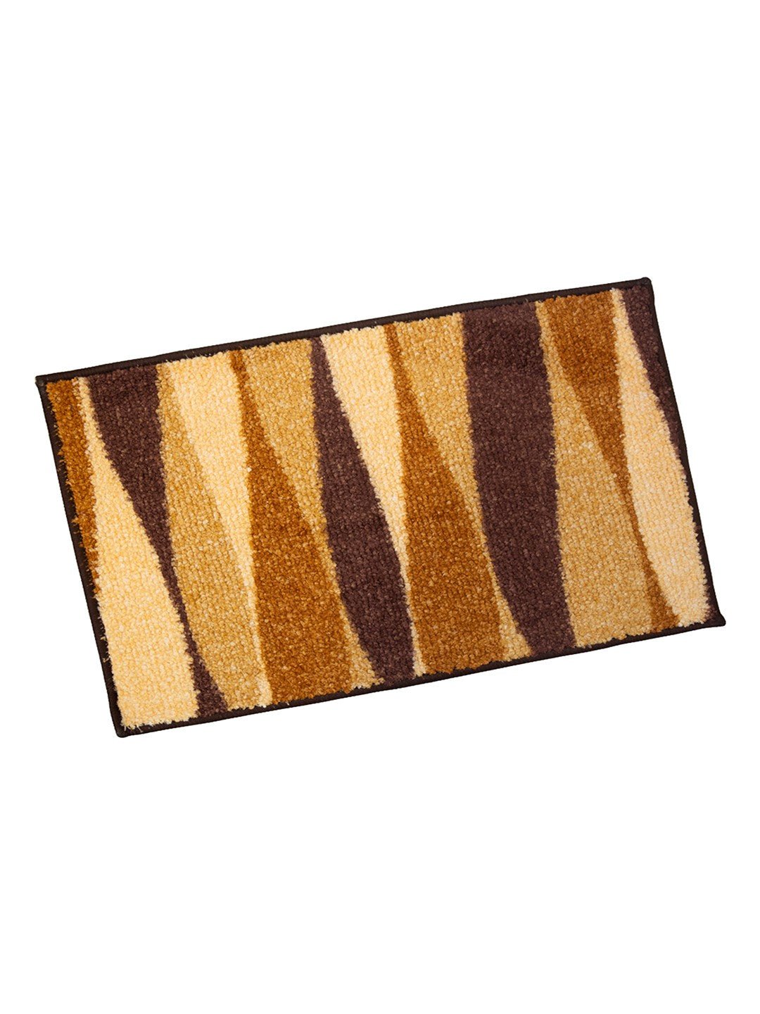 Beige Micro Designer Soft Anti Slip Bath Mat by Athom Living - Athom Living