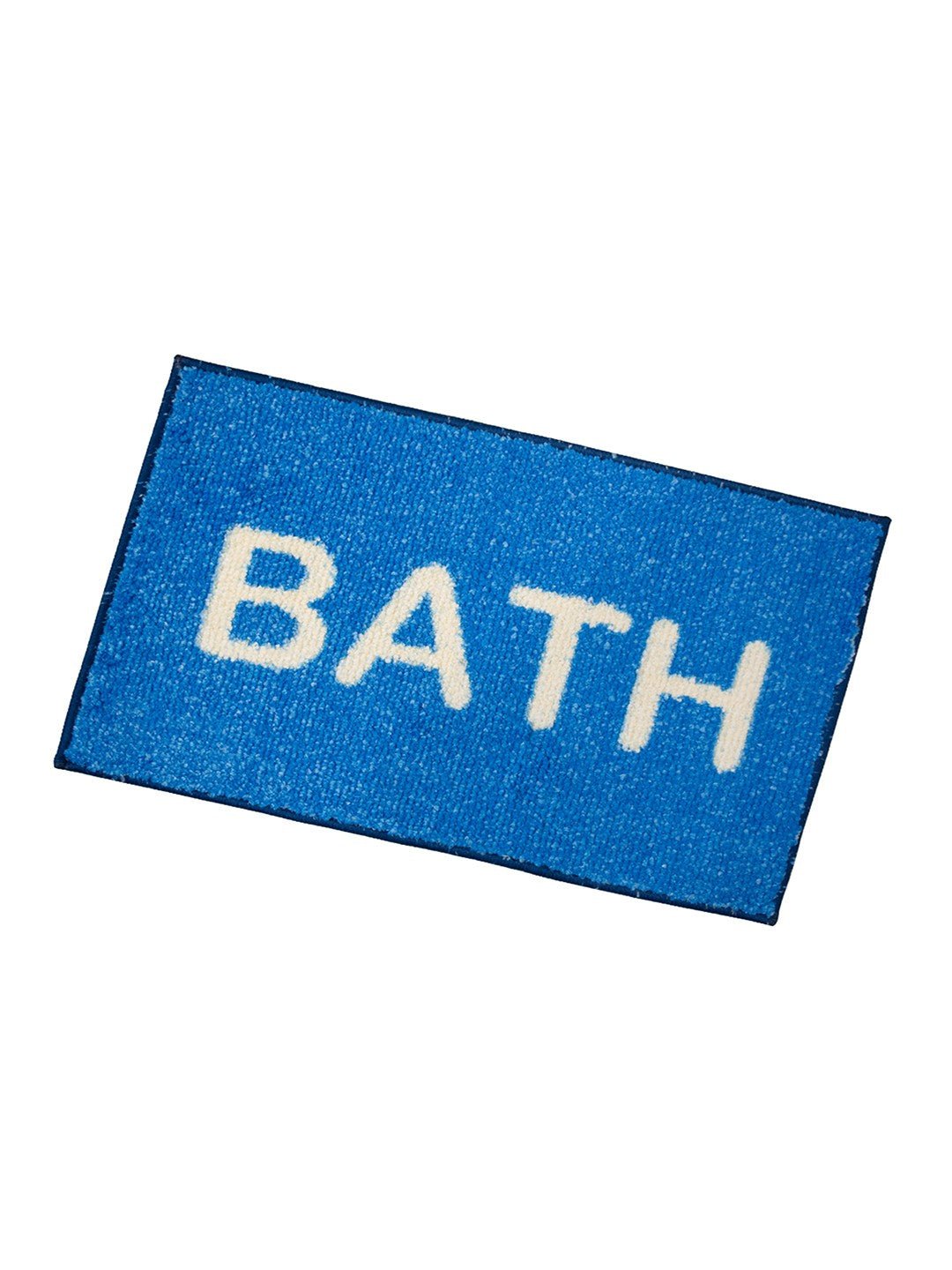 Blue Micro Designer Anti - Slip Soft Bath Mat by Athom Living - Athom Living