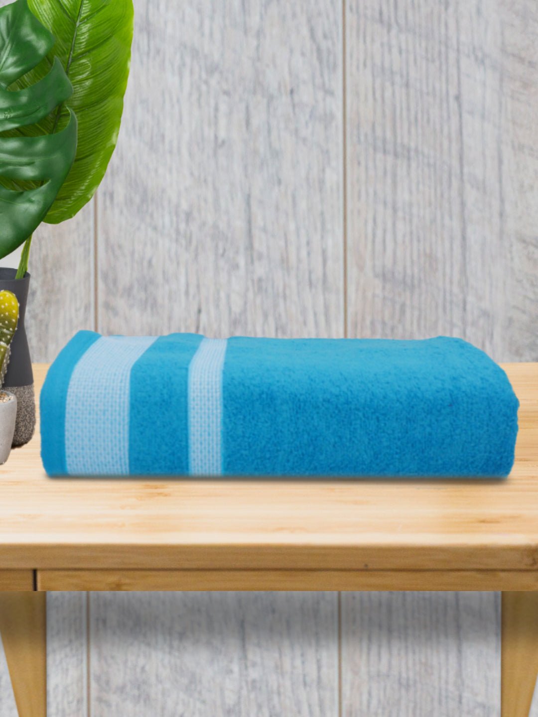 Blue Premium 500 GSM Cotton Bath Towel by Athom Living - Athom Living