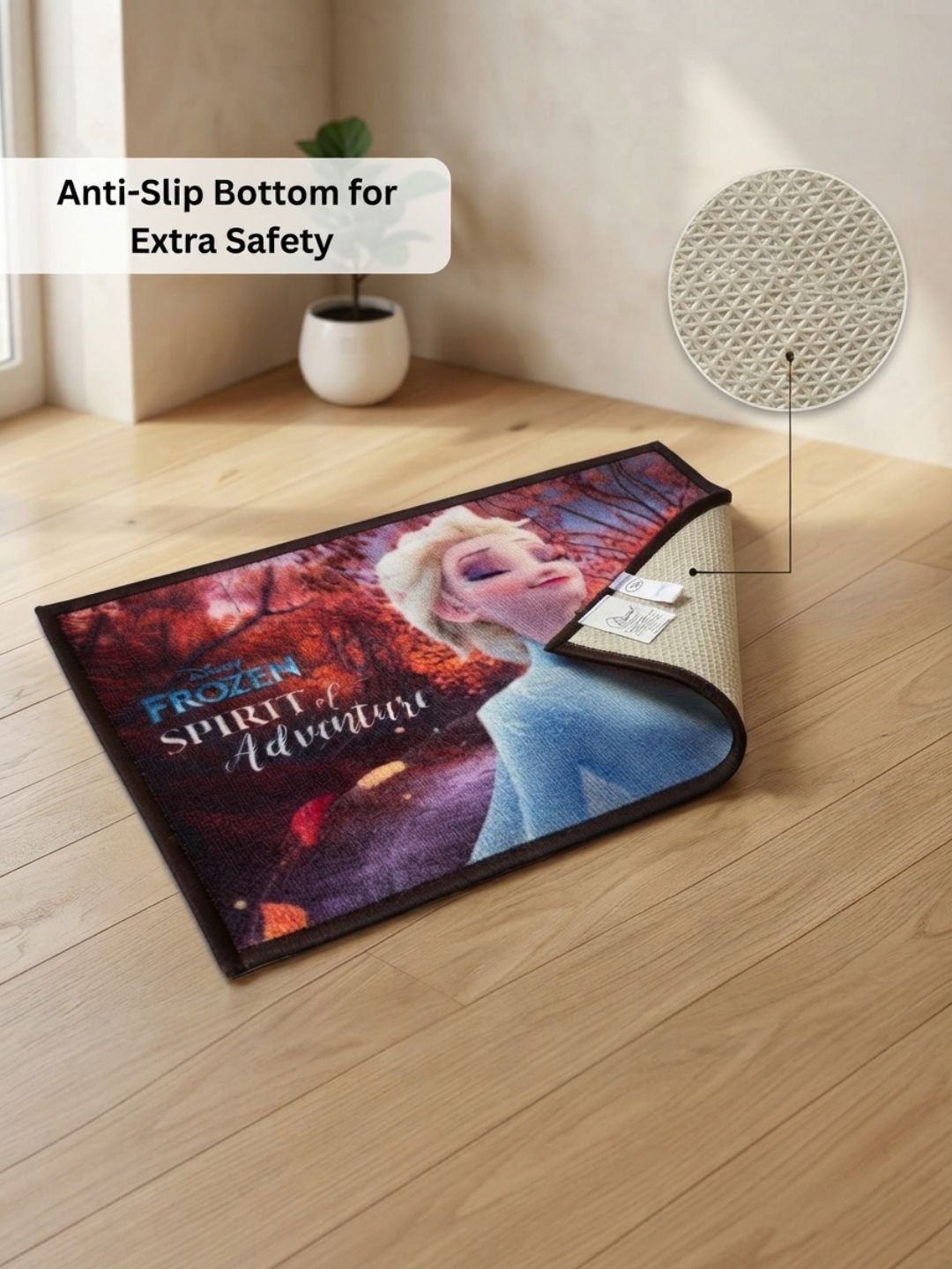 Buy Kids Disney Frozen Carpet and Get Kids Disney Frozen Bathmat Free | Pink & Blue - Athom Living