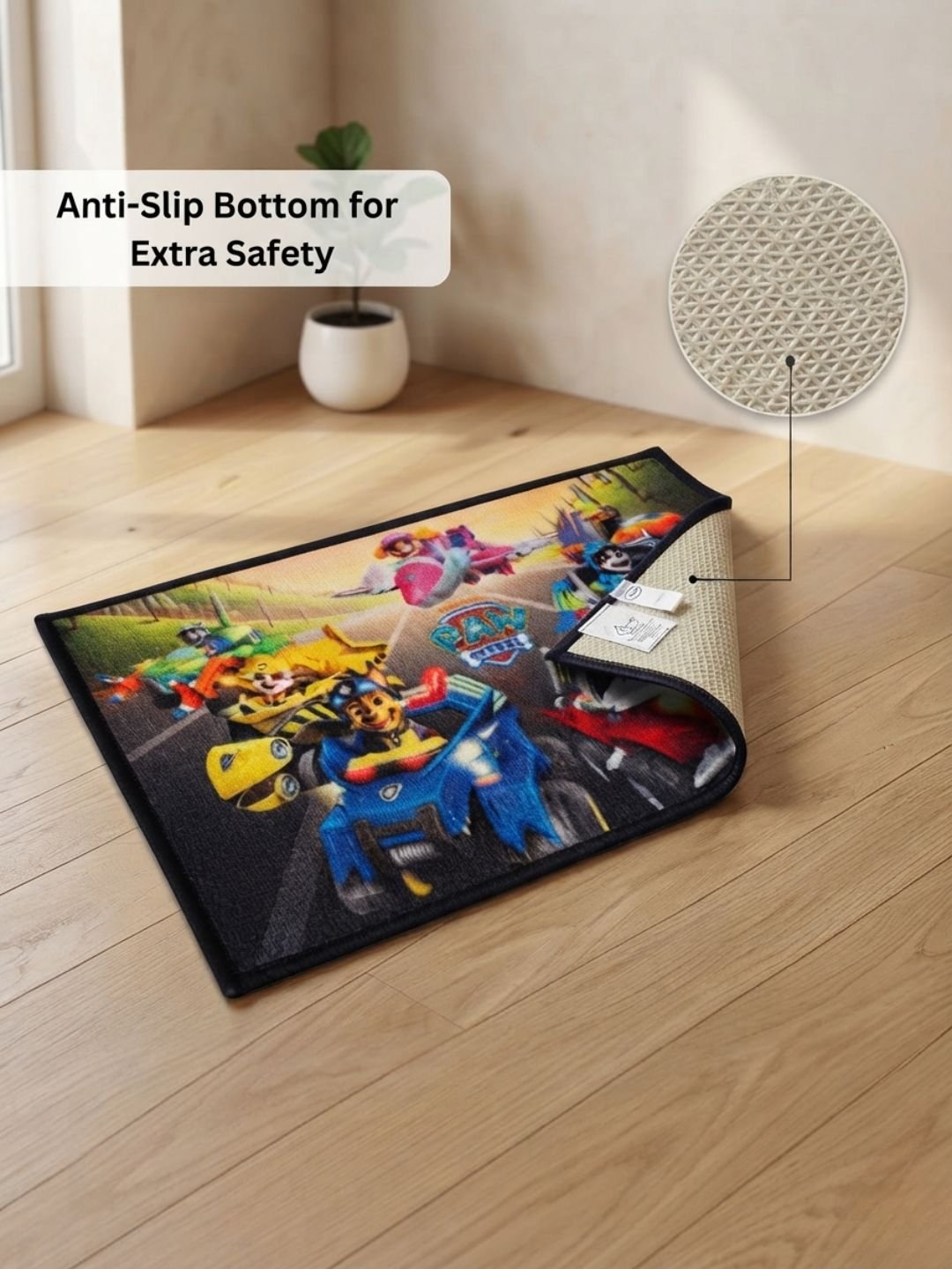 Buy Kids Paw Patrol Runner Carpet and Get Kids Paw Patrol Bathmat Free| Multicolor - Athom Living