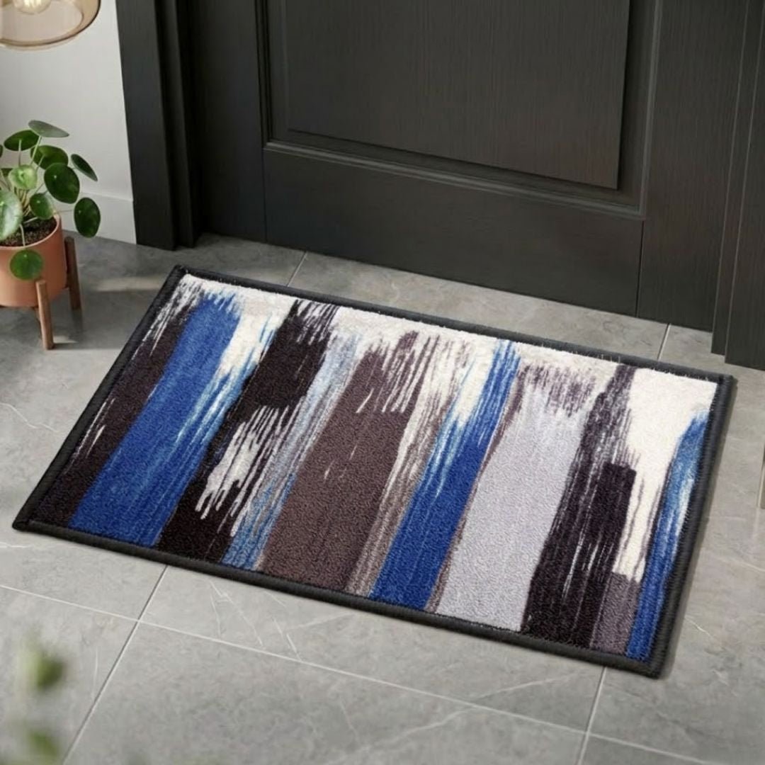 Canvas Blue Premium Anti - Slip Door Mat by Athom Living - Athom Living