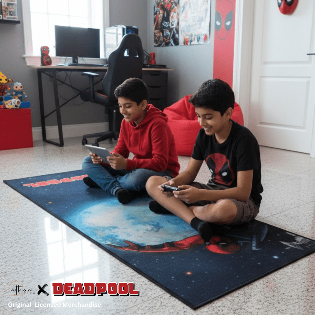 DeadPool Themed Runner Carpet(60x140 cm) by Athom Living - Athom Living