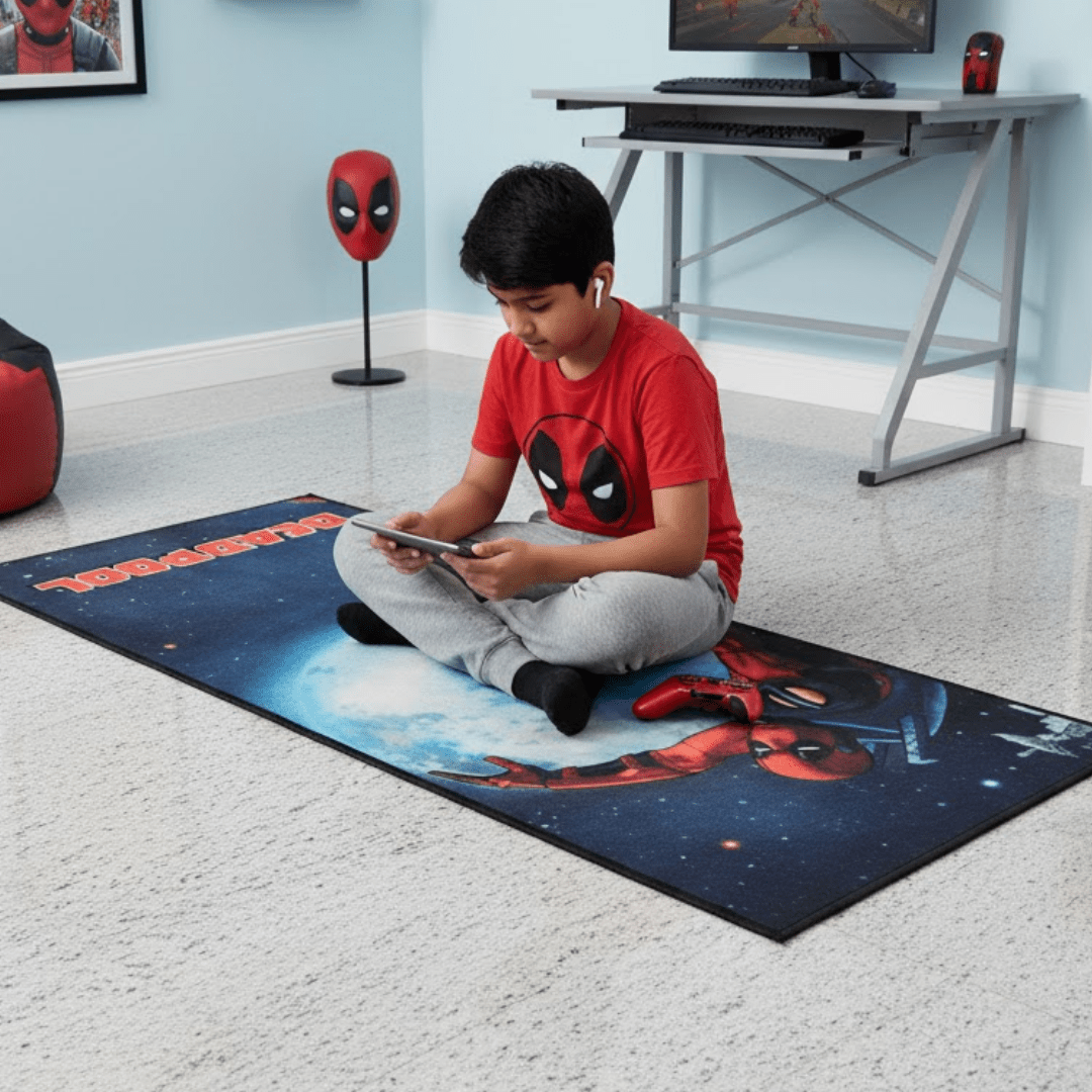 DeadPool Themed Runner Carpet(60x140 cm) by Athom Living - Athom Living