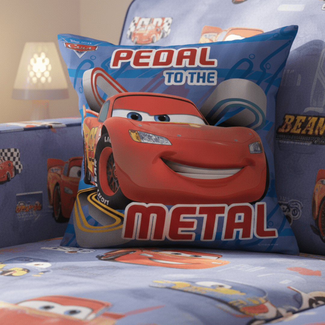 Disney Cars Filled Cushion – Stylish & Vibrant Décor by Athom Living - Athom Living