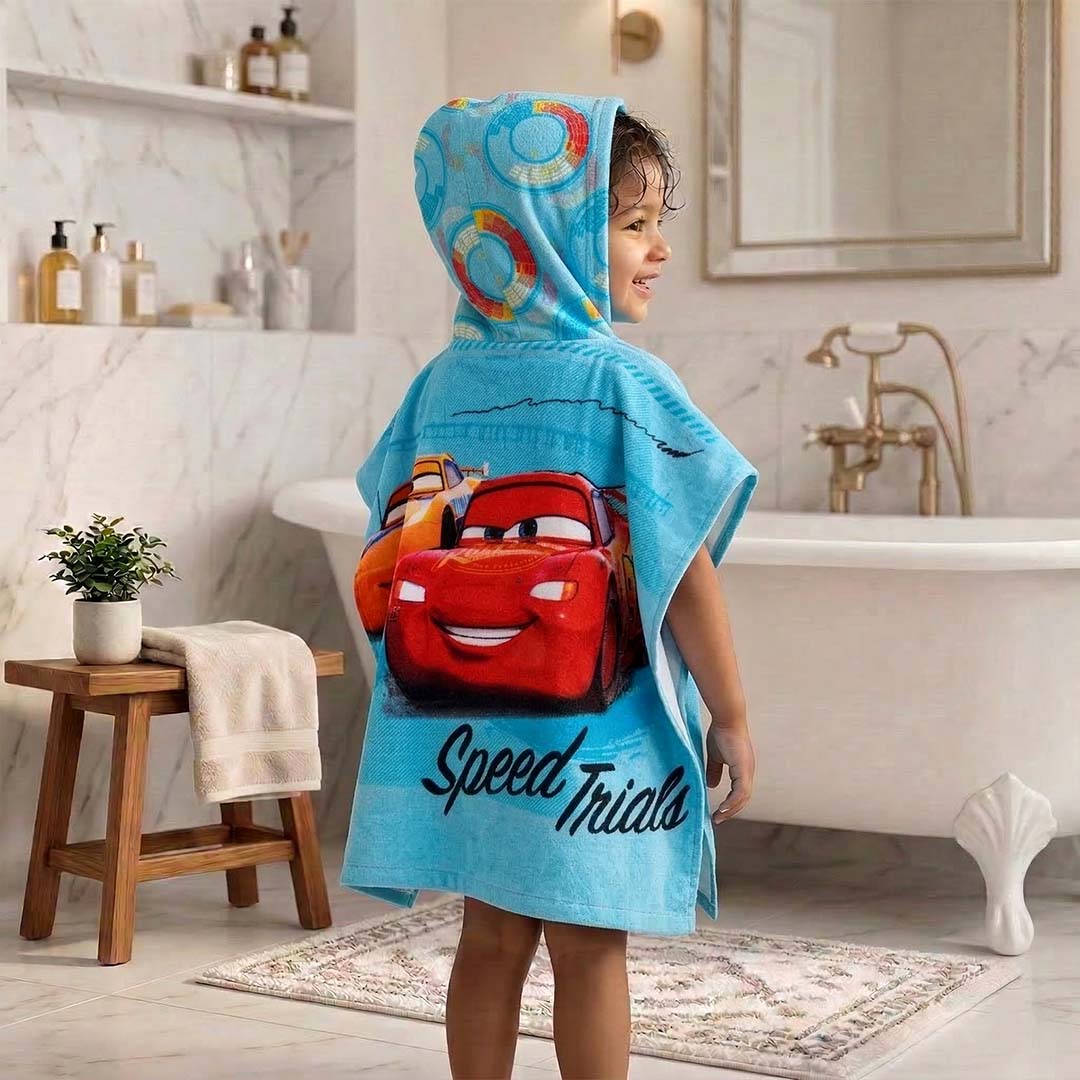 Disney Cars 'Lightning McQueen' Kids Hooded and Avengers Bath Towel Combo by Athom Living - Athom Living