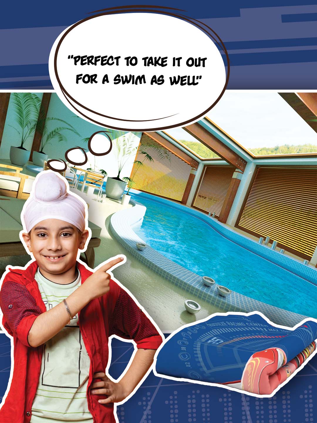 Disney Cars McQueen Kids Cotton Bath Towel by Athom Living - Athom Living