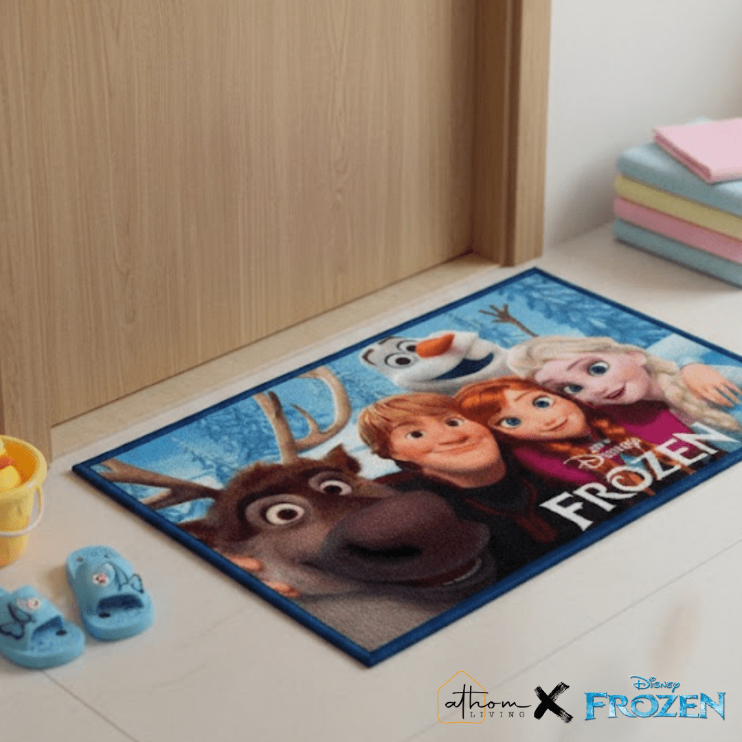 Disney Frozen Adventures Begin Here Kids Antislip Bathmat by Athom Living - Athom Living