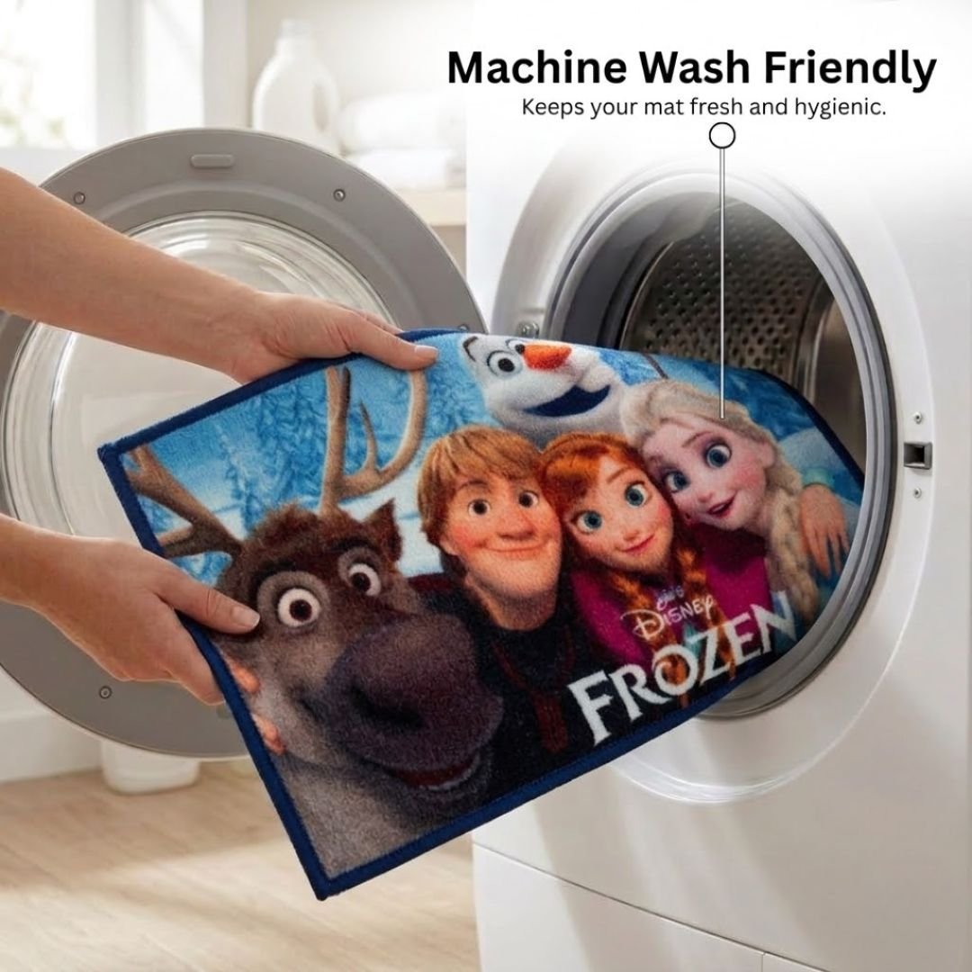 Disney Frozen Adventures Begin Here Kids Antislip Bathmat by Athom Living - Athom Living