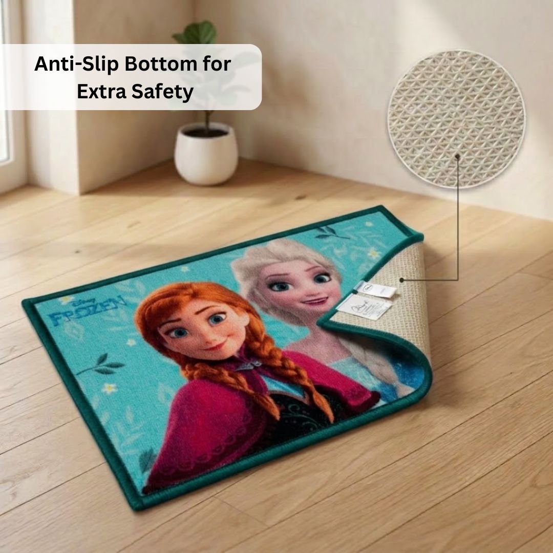 Disney Frozen Anna & Elsa Sister Forever Kids Bathmat Combo - Pack of 2 by Athom Living - Athom Living