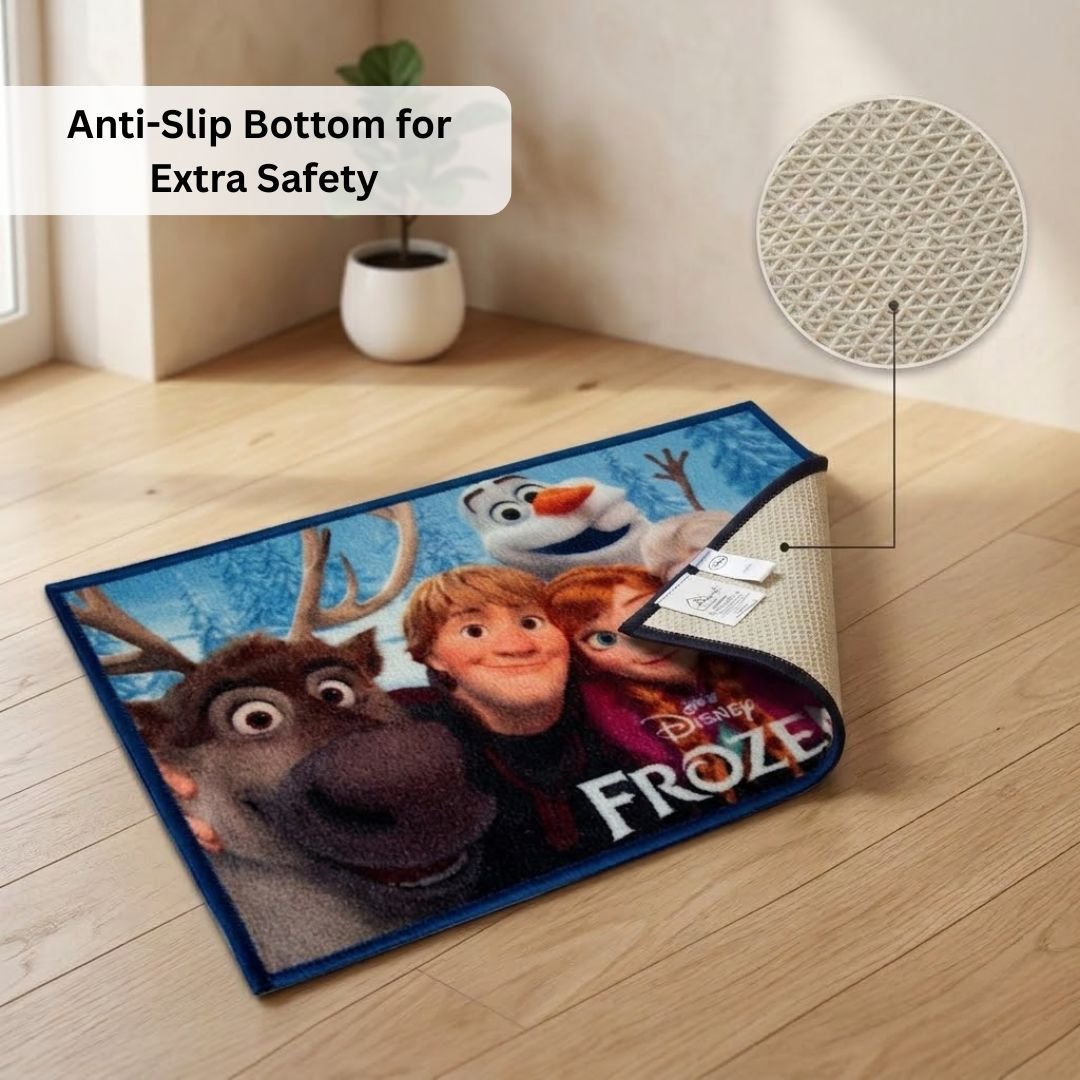 Disney Frozen Anna & Elsa Sister Forever Themed Kids Bathmat by Athom Living - Athom Living