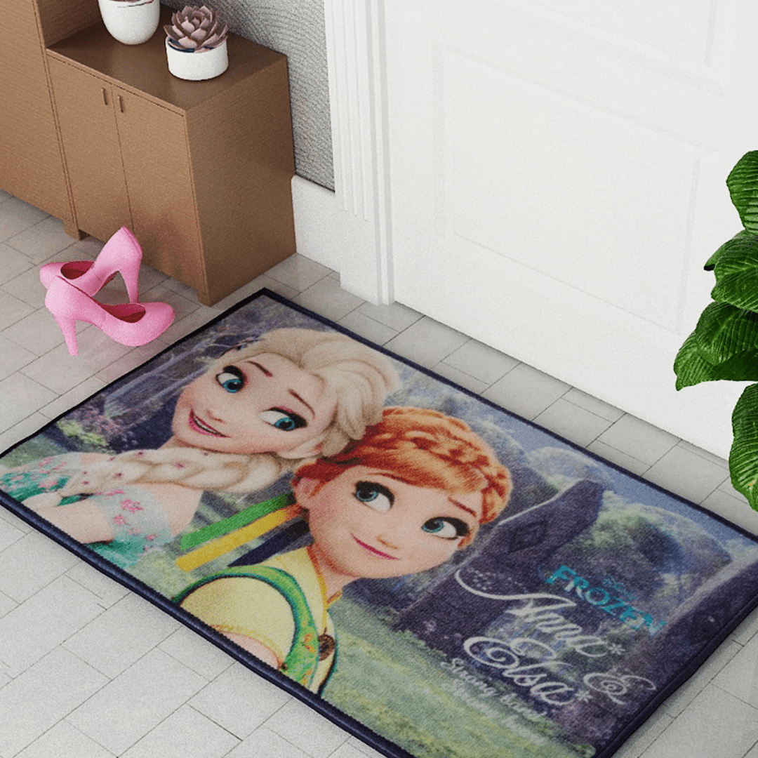 Disney Frozen Anna & Elsa "Strong Bond Strong Heart" Anti Slip Kids Bathmat by Athom Living - Athom Living