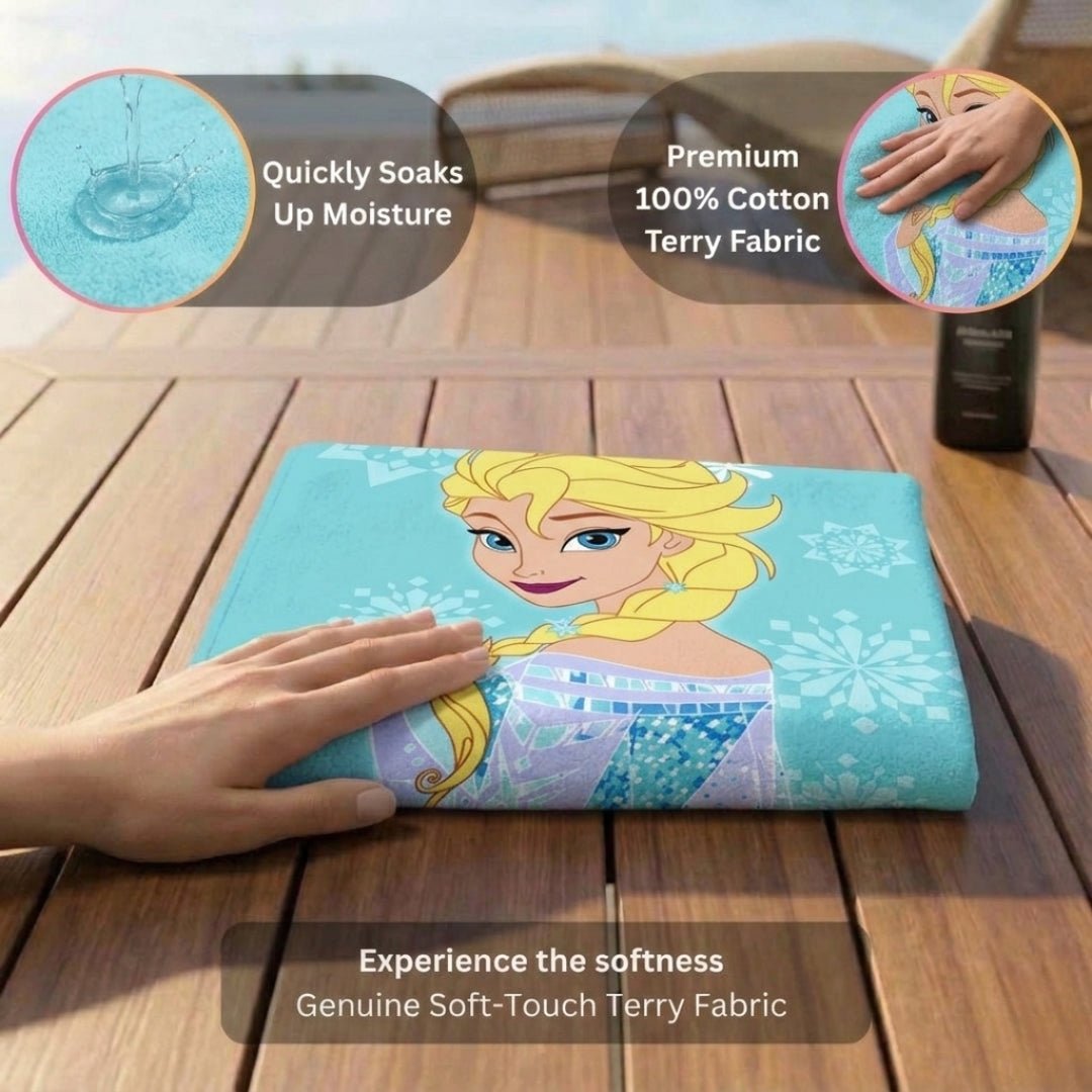 Disney Frozen "Elsa - Dream Of Magic" Kids Bath Towel Combo - Pack of 2 by Athom Living - Athom Living