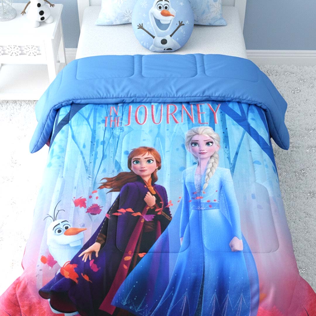 Disney Frozen Elsa Kids Comforter – Single –"Believe in the Journey" by Athom Living - Athom Living