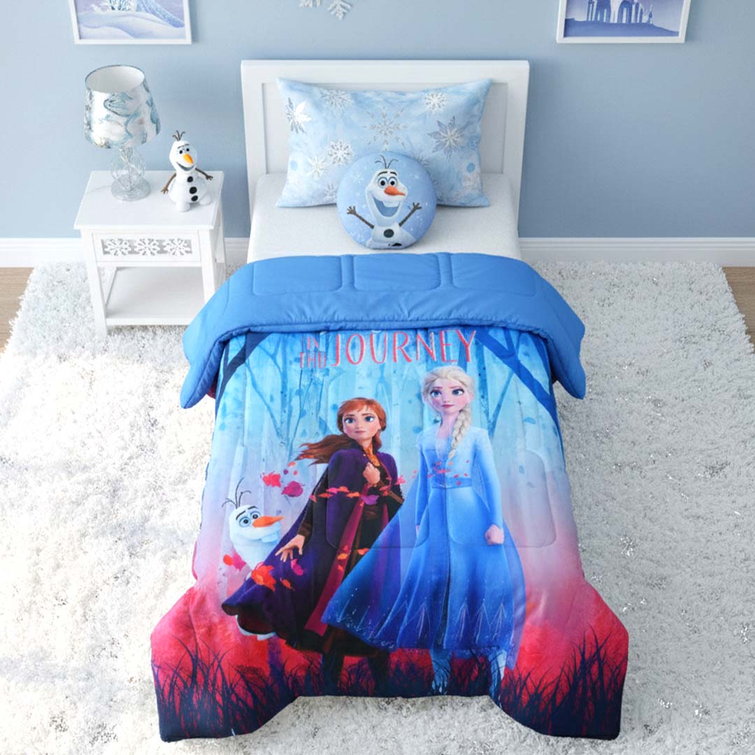 Disney Frozen Elsa Kids Comforter – Single –"Believe in the Journey" by Athom Living - Athom Living