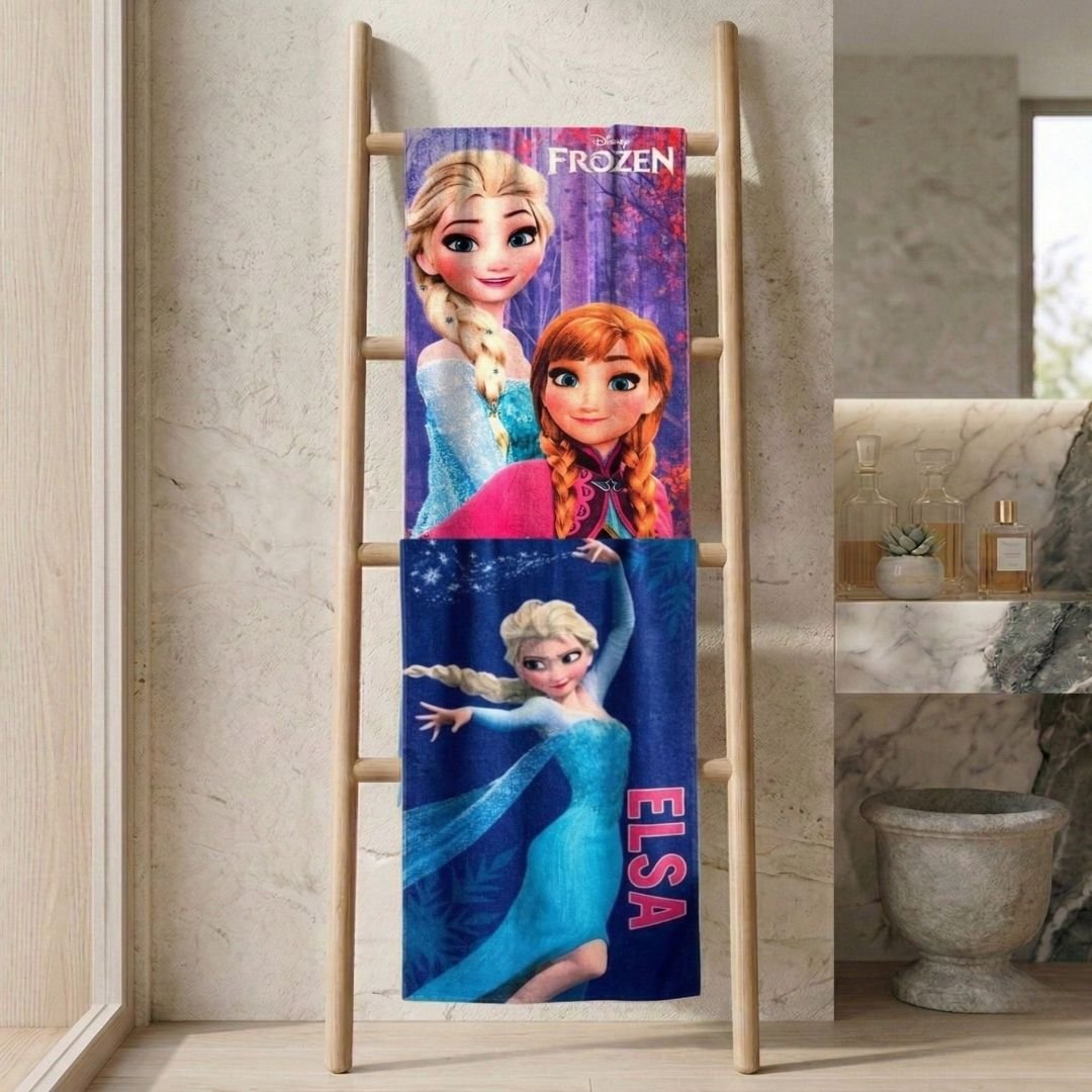 Disney Frozen "Follow Your Heart" Kids Bath Towel Combo - Pack of 2 by Athom Living - Athom Living