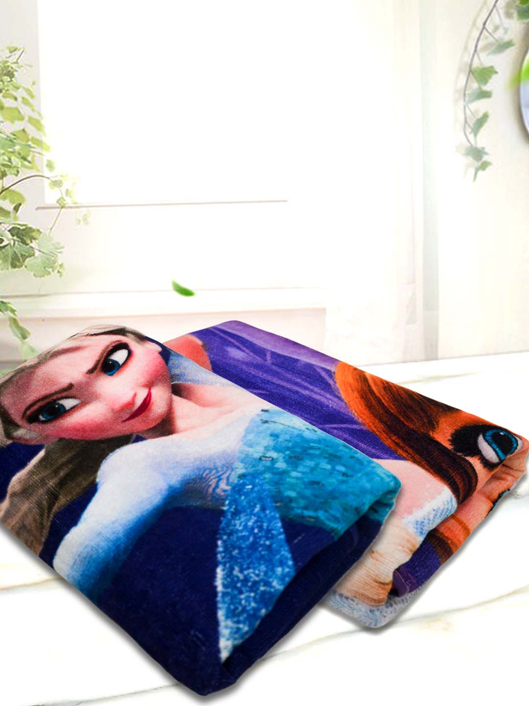 Disney Frozen "Follow Your Heart" Kids Bath Towel Combo - Pack of 2 by Athom Living - Athom Living