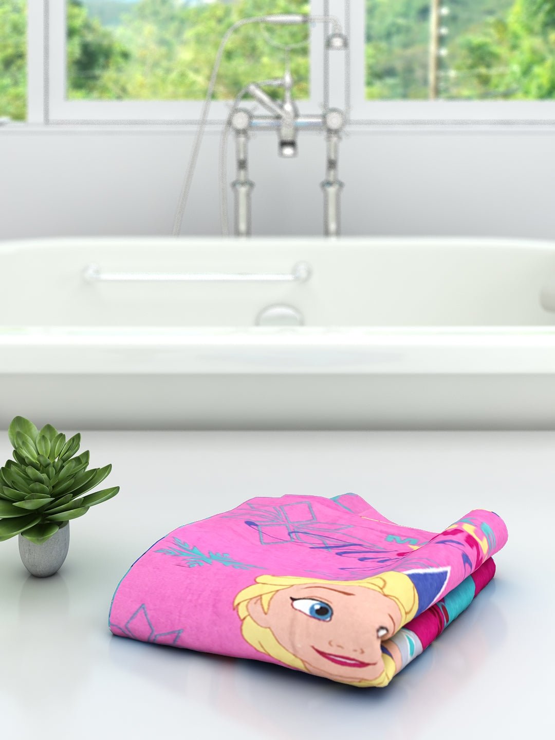 Disney Frozen "Make Your Own Magic" Kids Cotton Bath Towel by Athom Living - Athom Living