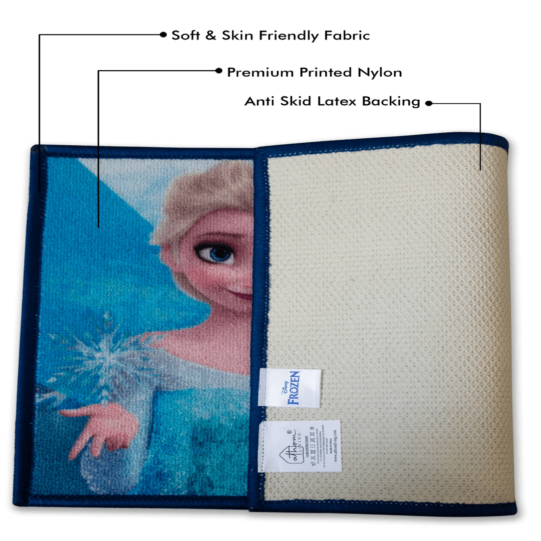 Disney Frozen Printed Elsa & Anna Kids Anti - Slip Bathmat by Athom Living - Athom Living