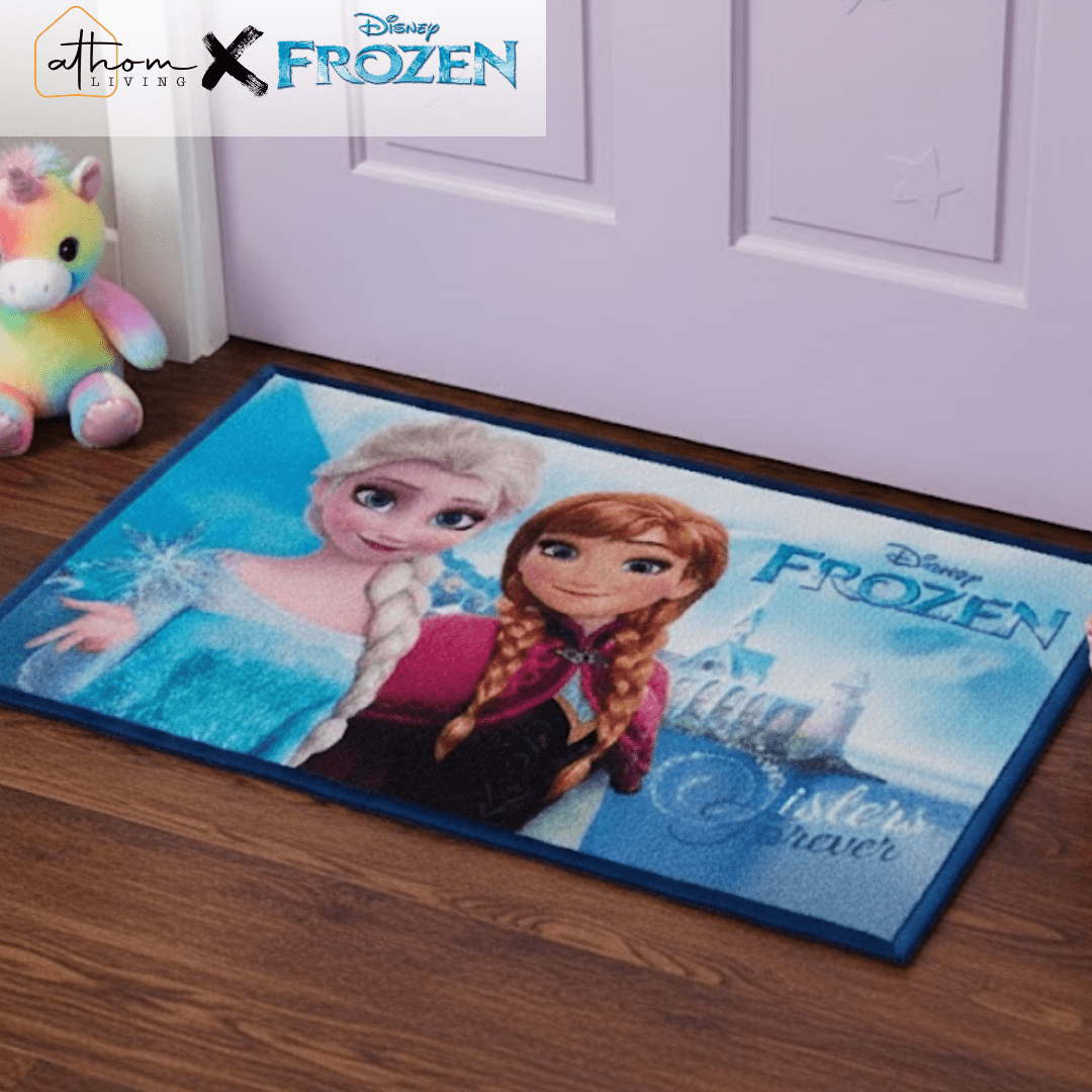 Disney Frozen Printed Elsa & Anna Kids Anti - Slip Bathmat by Athom Living - Athom Living