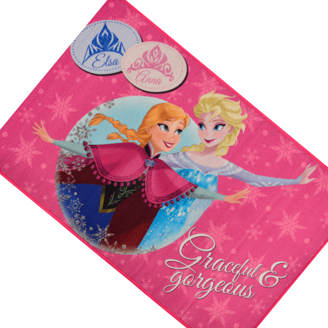 Disney Frozen Sisters (Elsa and Anna)Themed Kids Carpet(90x150cm) by Athom Living - Athom Living
