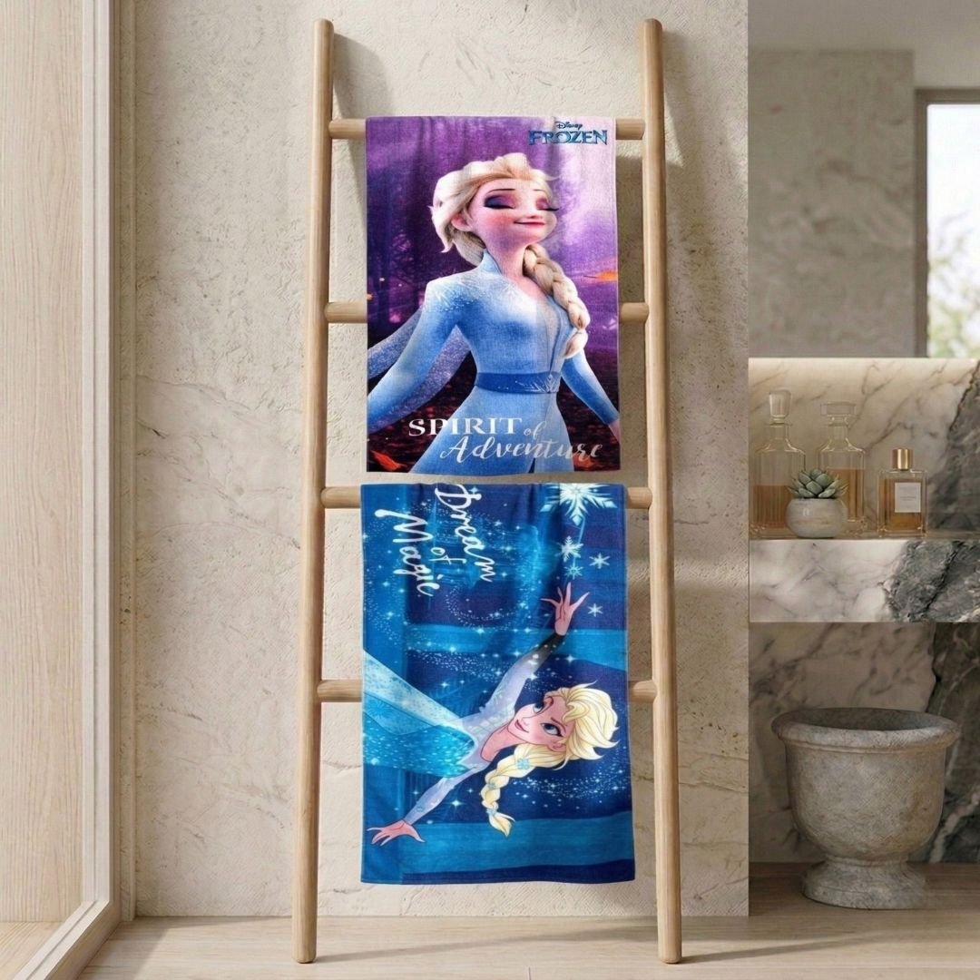Disney Frozen Sister’s Kids Bath Towel Pack of 2 – Soft, Fun & Vibrant by Athom Living - Athom Living