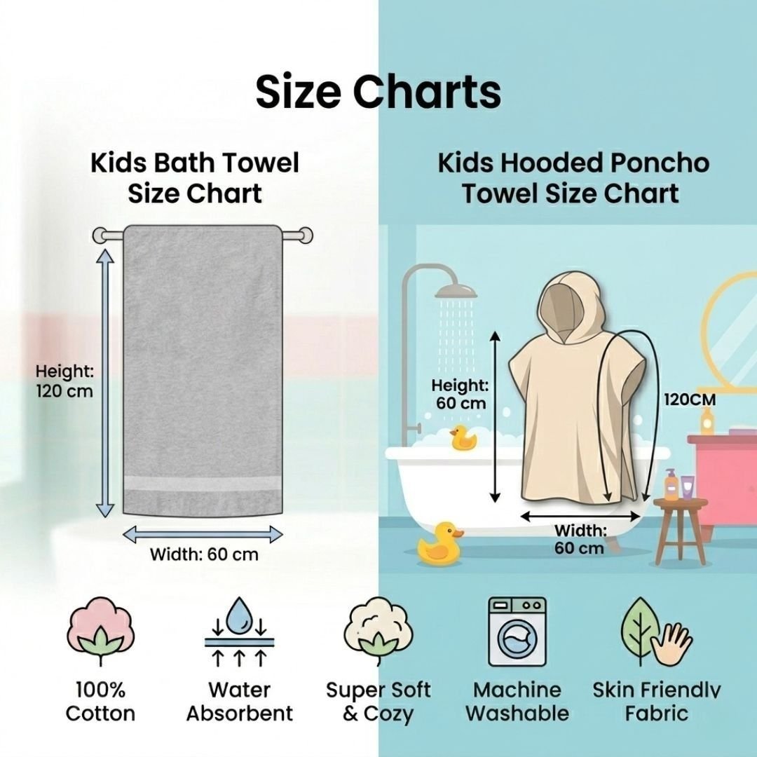 Disney 'Frozen - Sisters' Kids Hooded Towel and Bath Towel Combo by Athom Living - Athom Living