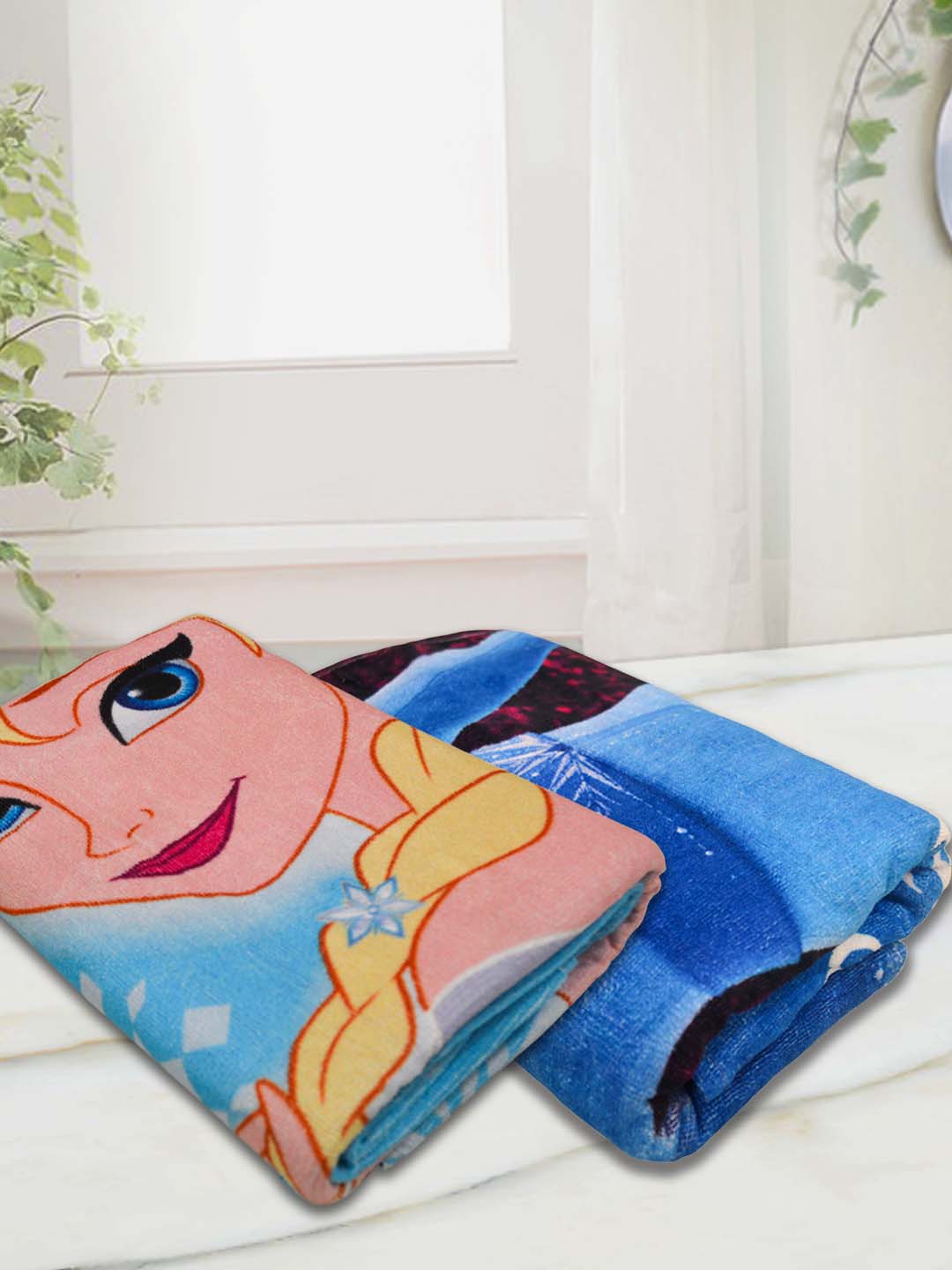 Disney Frozen "Spirit Of Adventure" Kids Bath Towel Combo - Pack of 2 by Athom Living - Athom Living