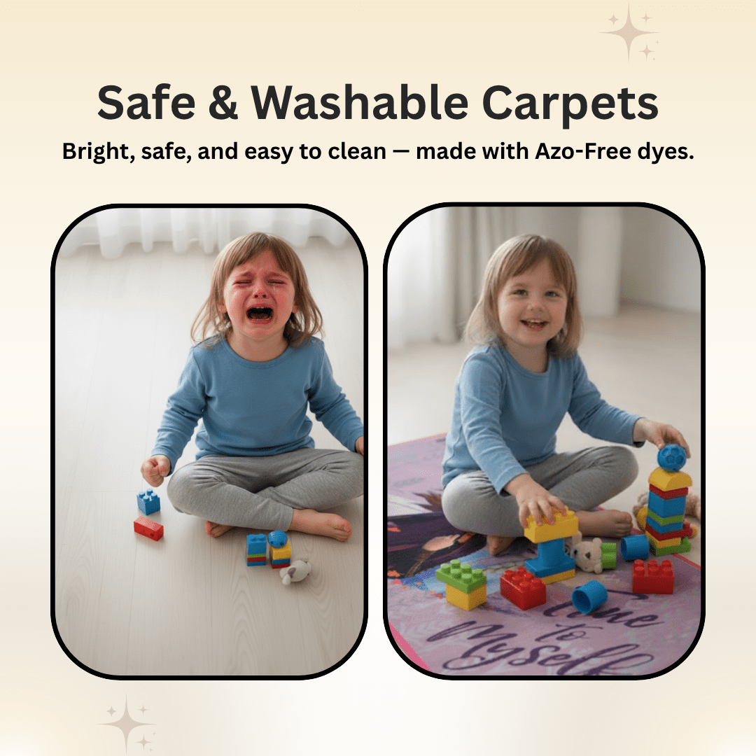 Disney Frozen Themed Kids Runner Carpet(60x140 cm) by Athom Living - Athom Living